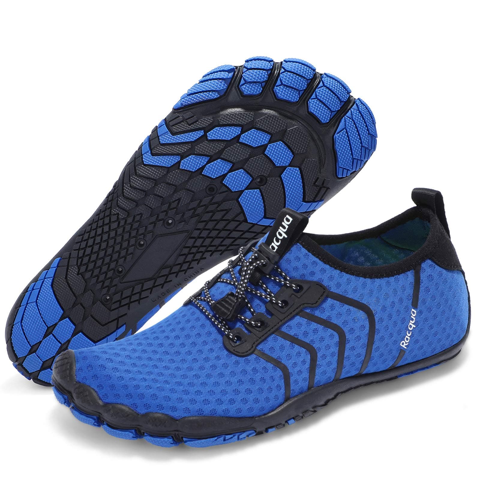Racqua Water Shoes Quick Dry Barefoot Beach Aqua Sport Swim Surf Pool Hiking Diving Walking for Men Women