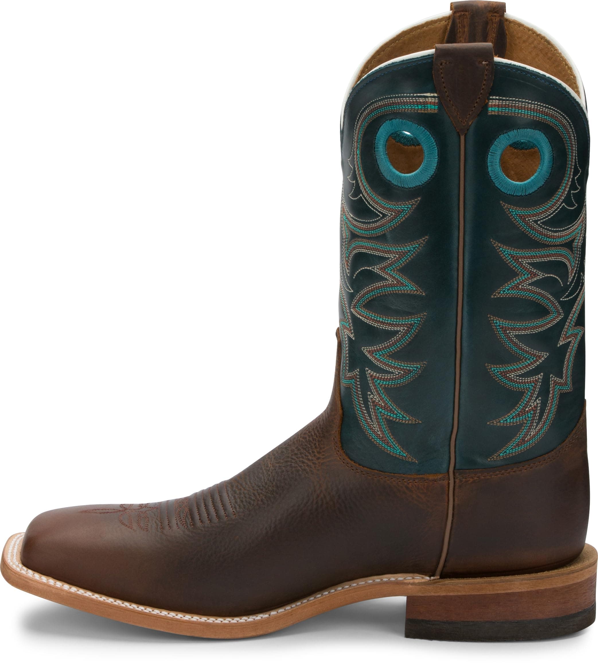 Justin Drennan 11" Western Boot for Men, Premium Leather, Cushioned Insole, Durable Outsole