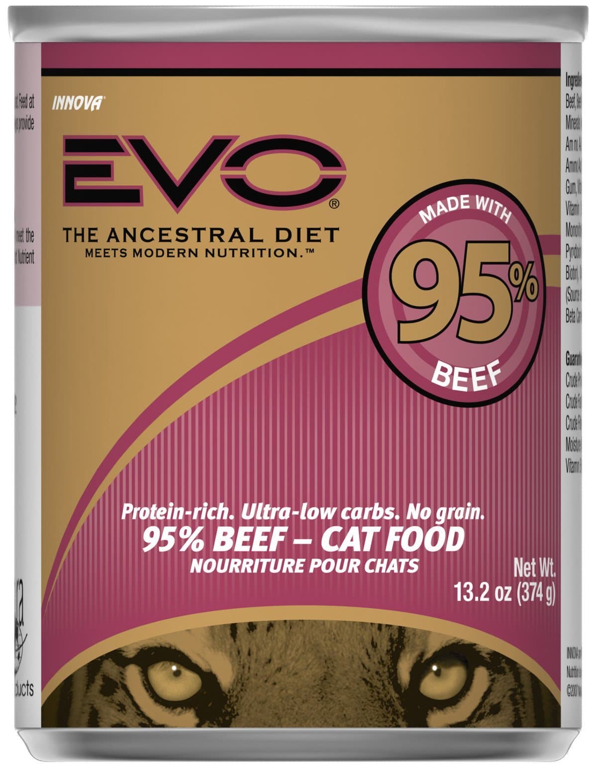 evo 95% Beef Canned Cat Food - 12x13.2 oz