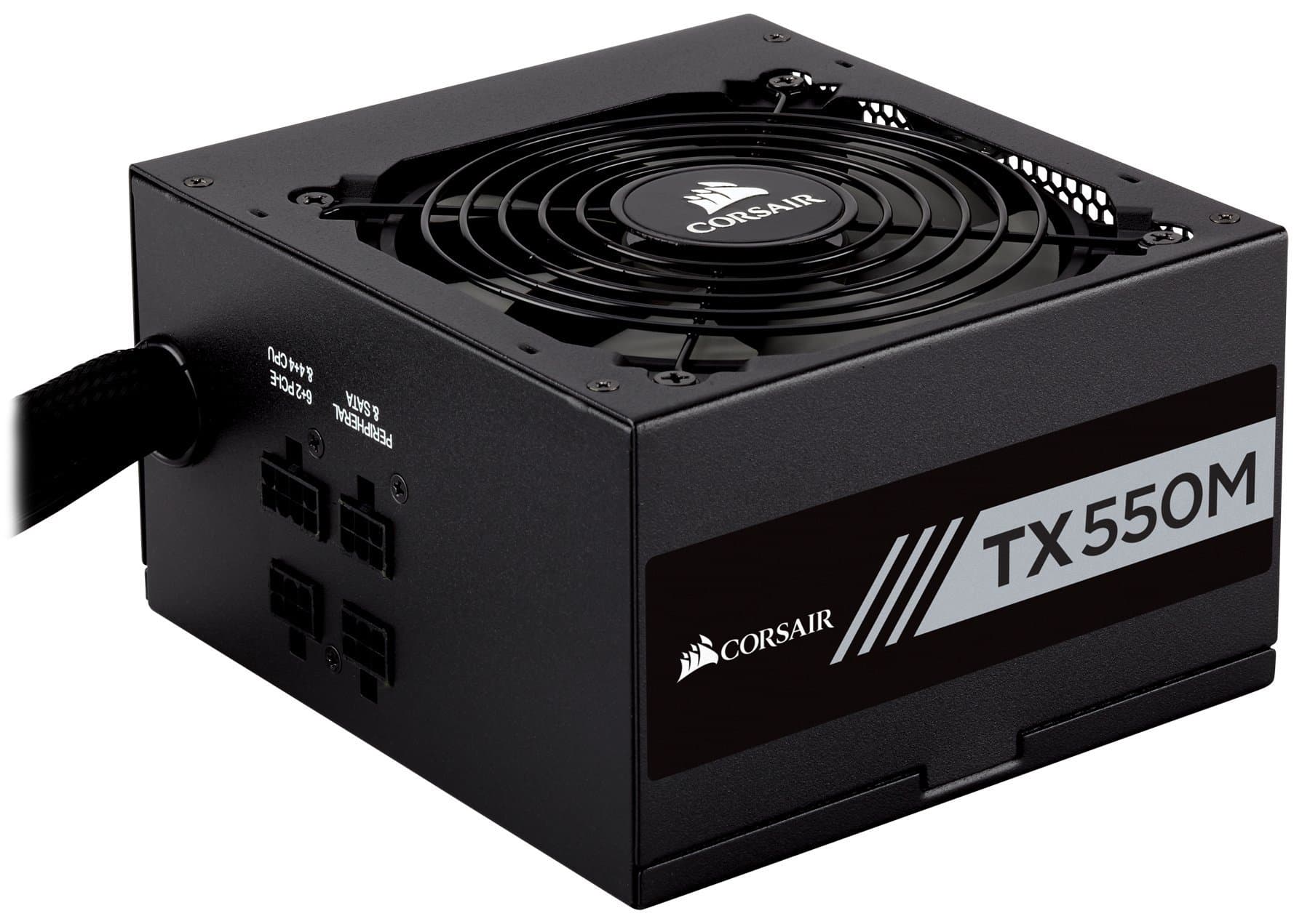 CORSAIR TXM Series, TX550M, 550 Watt, 80+ Gold Certified, Semi Modular Power Supply