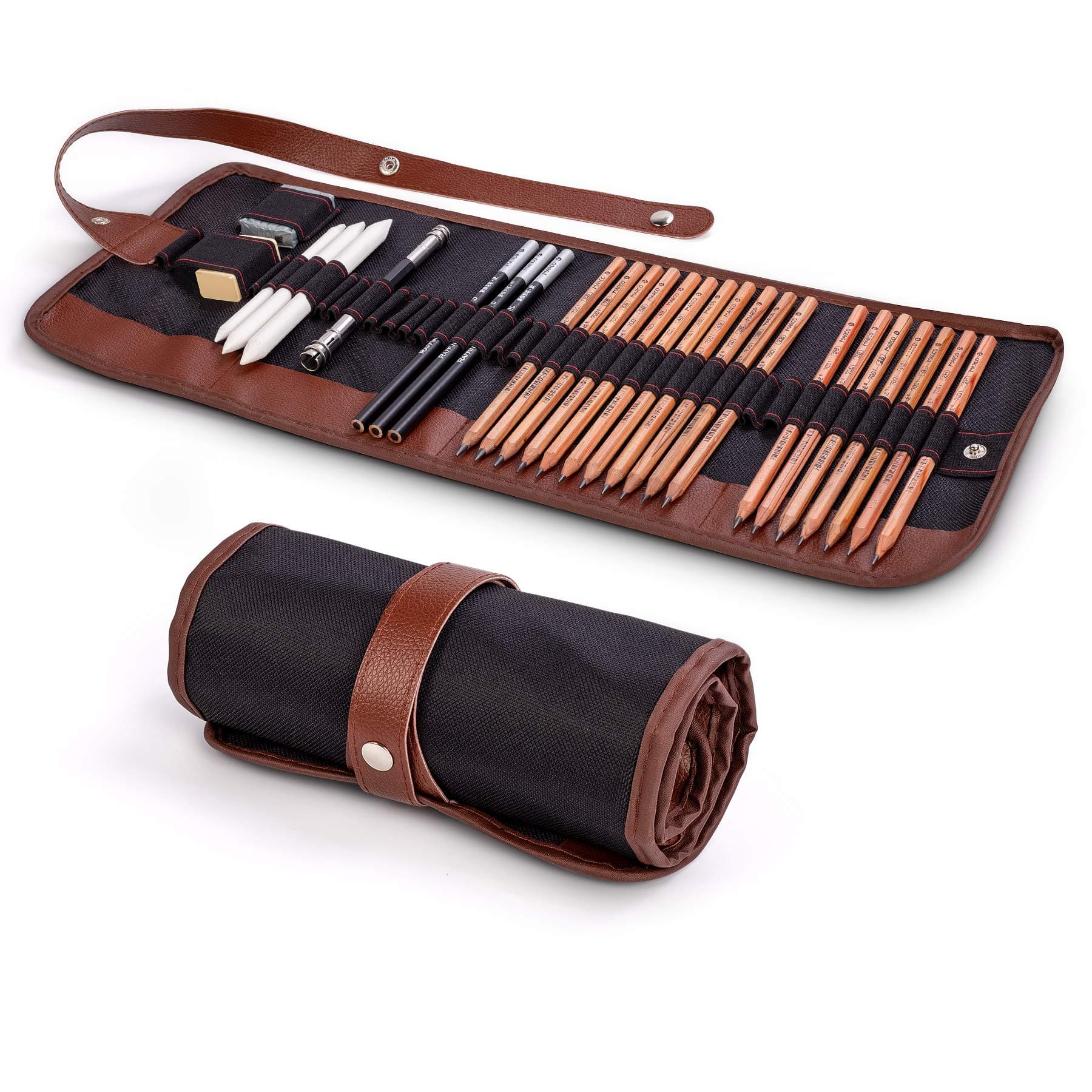 Cooja Drawing and Sketching Set, Drawing Material Kit Artist for Drawing, Art Supplies with Sketching Graphite Pencils & Charcoal Pencils for Kids, Adults Professional, 29 Pieces