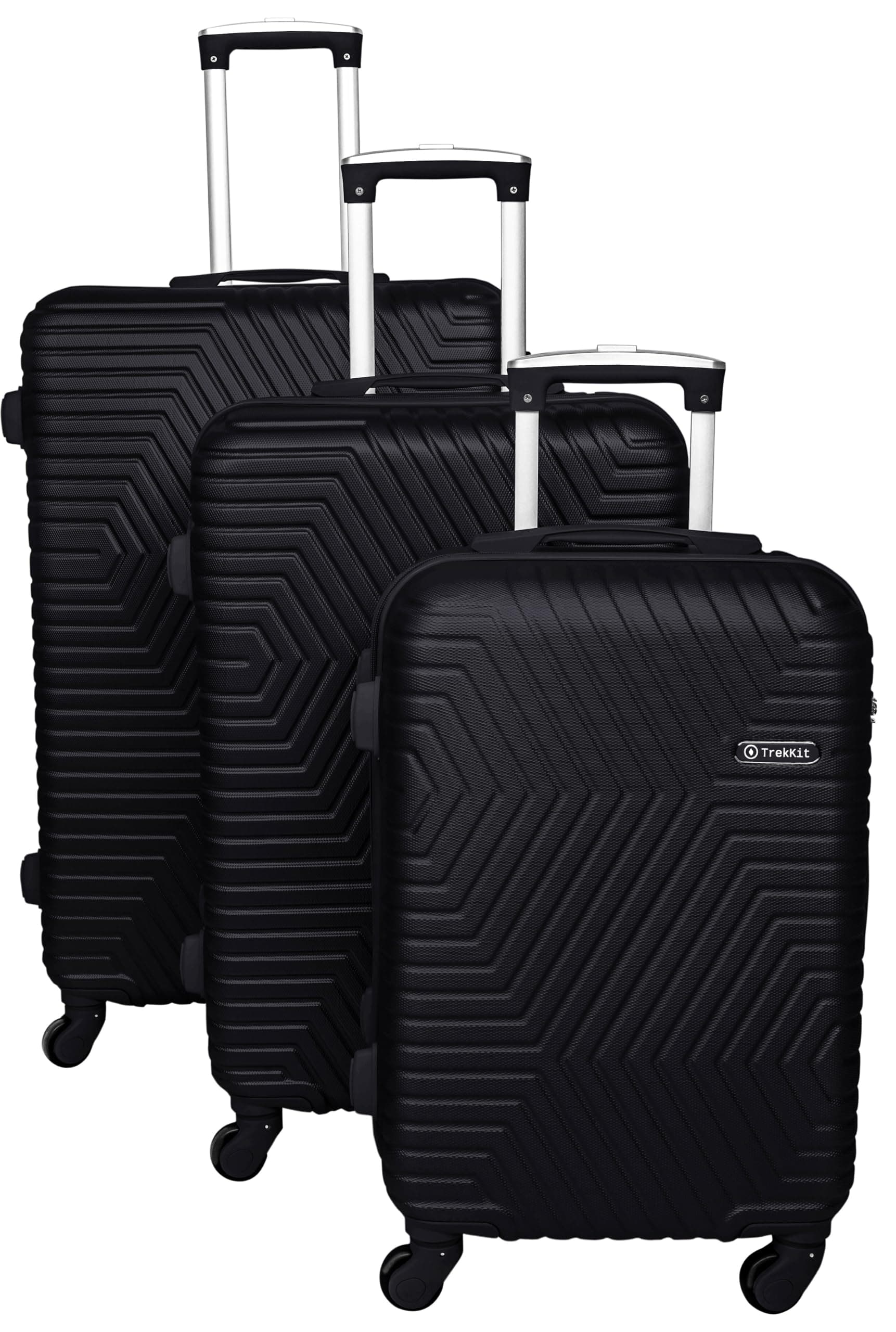 Lightweight Luggage Set Checked Bag- 20/24/28 Inches Hardshell Suitcase Spinner Luggage for Travel | ABS Luggage with 4 Spinner Wheels