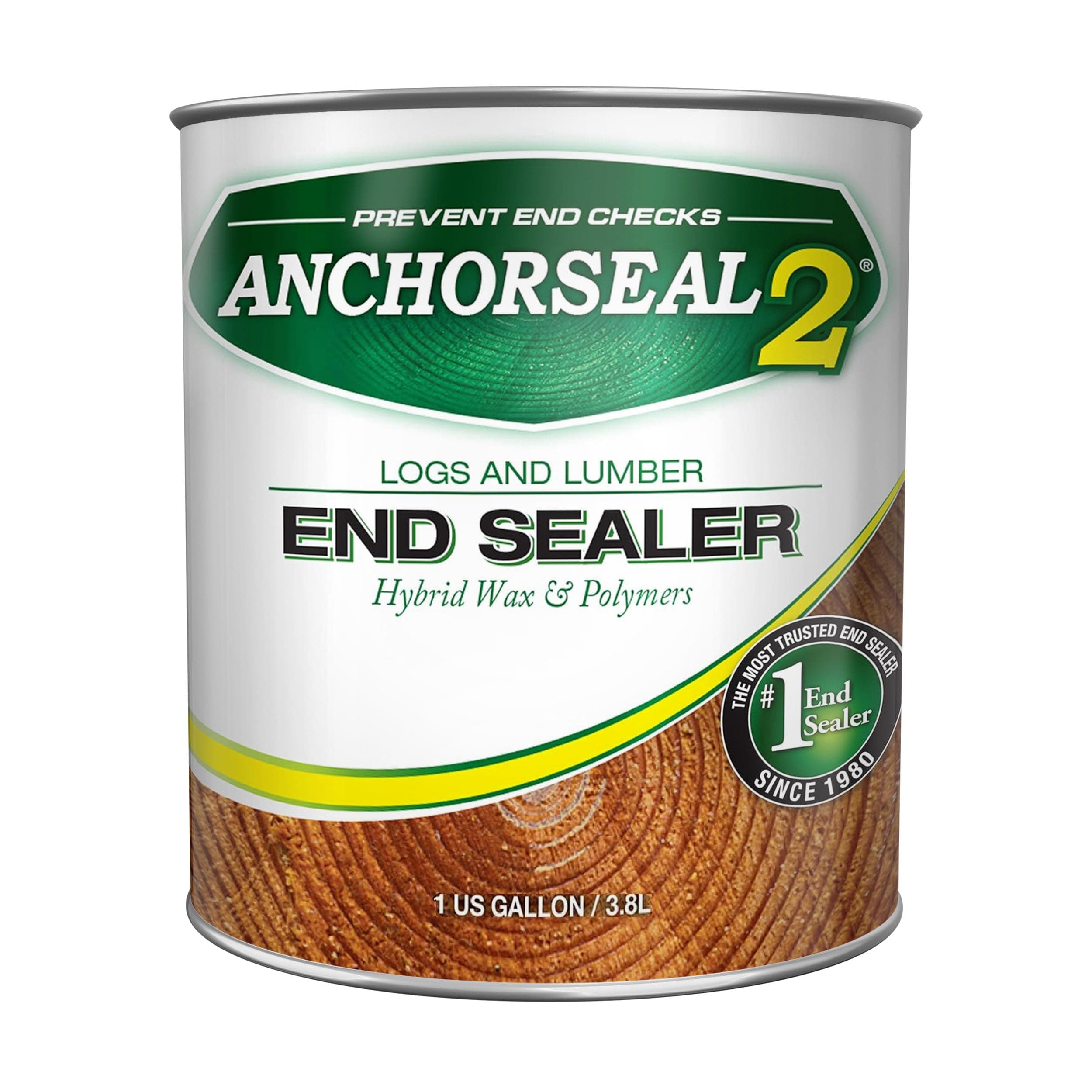 ANCHORSEAL 2 1 gal Green Wood Sealer Gallon, Green Wood Sealer Gallon