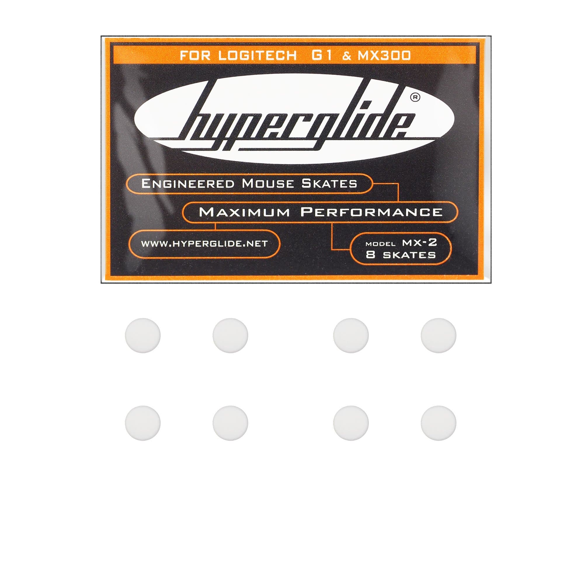 Hyperglide Mouse Skates for Logitech G1 and MX300 (MX-2)