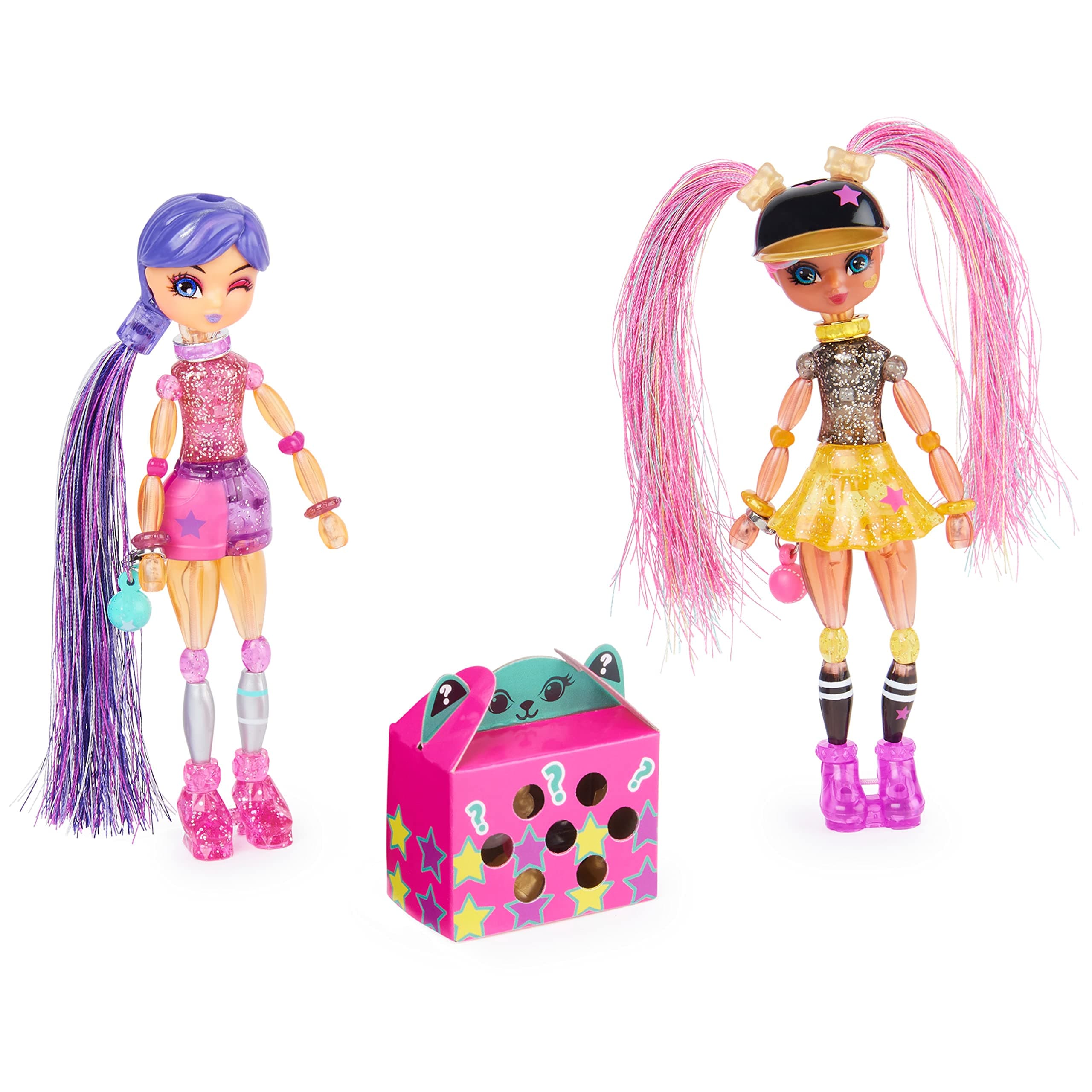 Twisty Girlz, Best Friends Forever 2-Pack, Transforming Dolls To Collectible Bracelets With Mystery