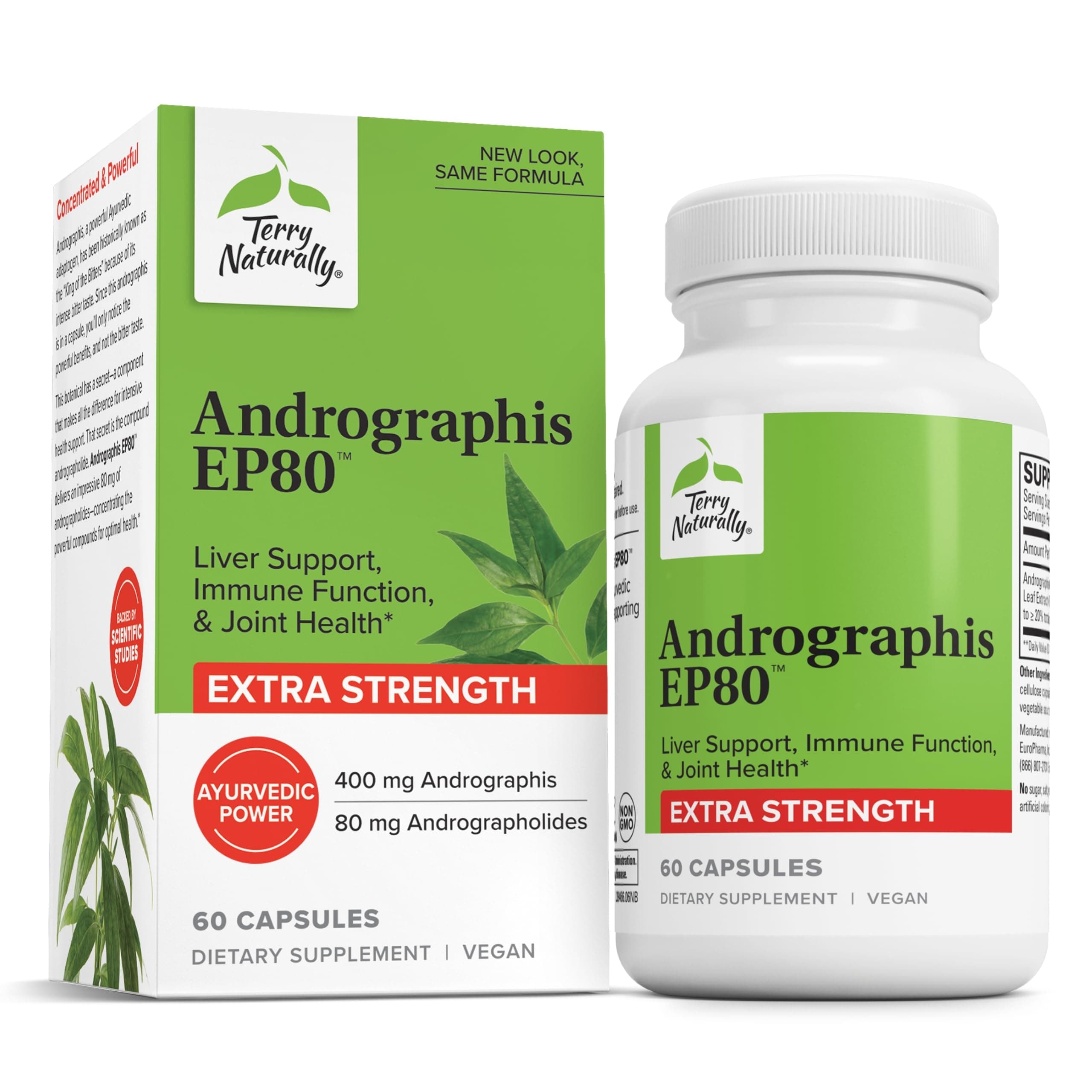Andrographis EP80, Extra Strength, 60 Capsules