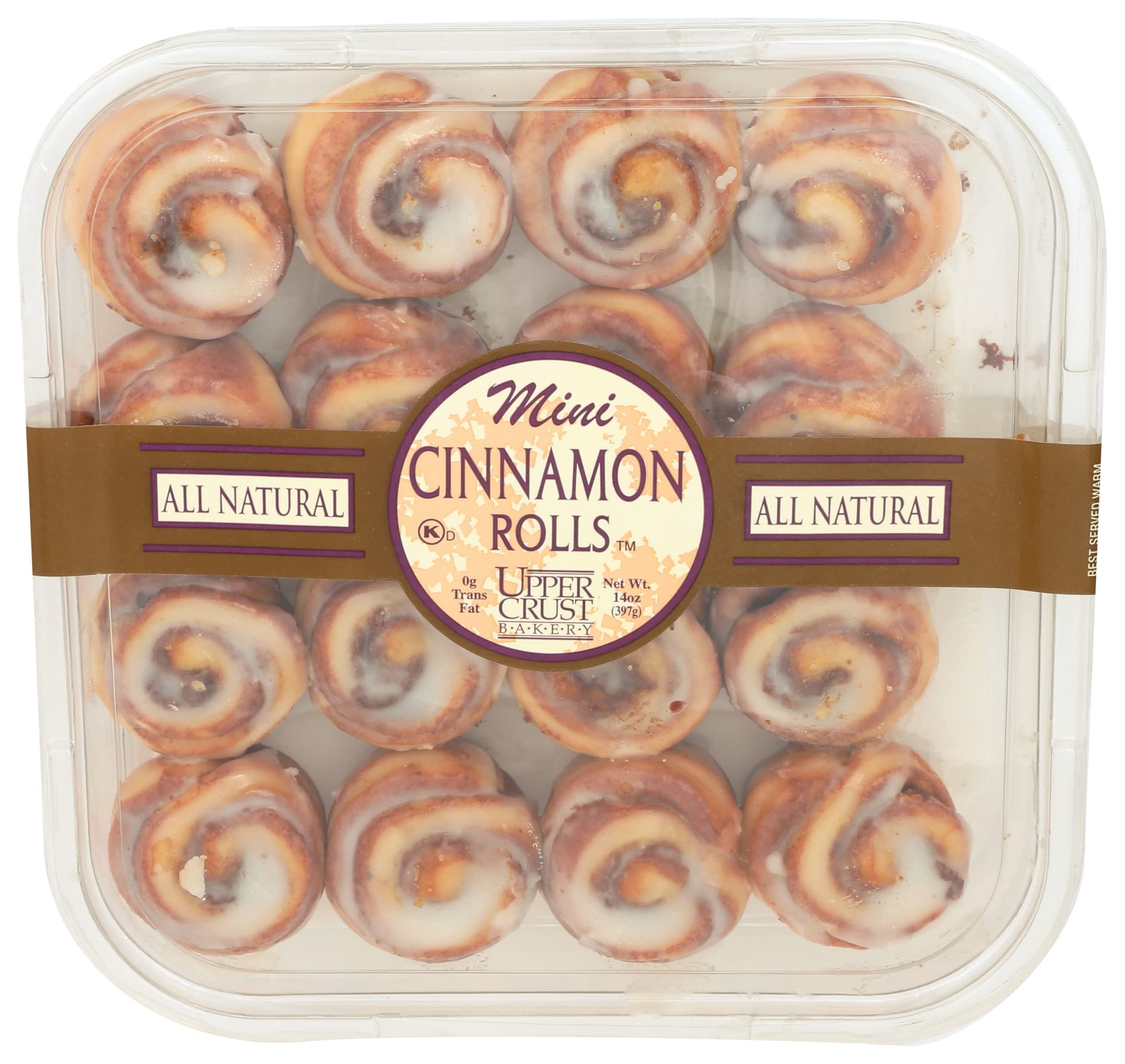 UPPER CRUST GOURMET Mini Cinnamon Rolls, 14 OZ