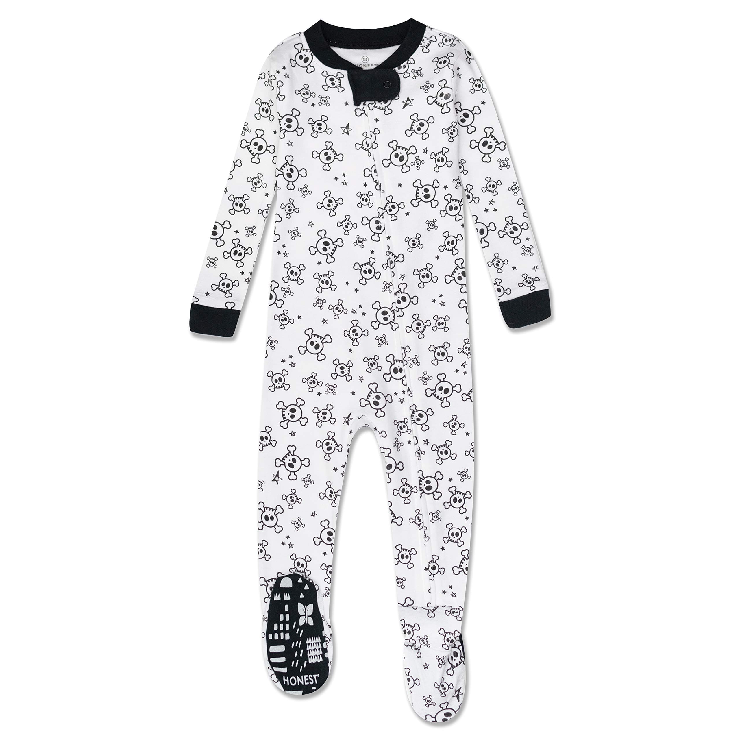 The Honest Company Unisex Baby Organic Cotton Snug-Fit Footed PJs Baby and Toddler Sleepers