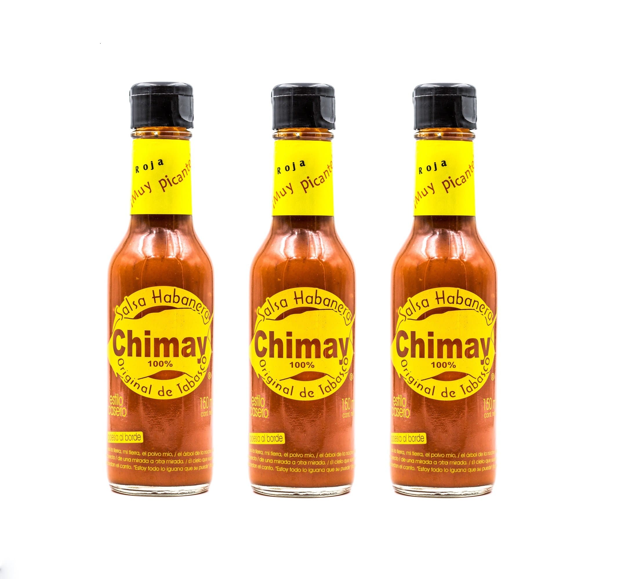 Chimay Habanero Sauce Very Hot - 5 Oz (Pack of 3)