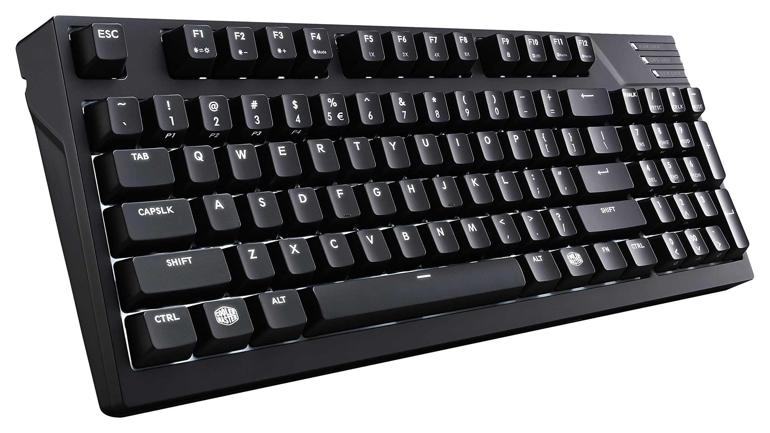 Cooler Master MasterKeys Pro M White LED Mechanical Gaming Keyboard 'TenKey Hybrid, Cherry MX Brown Switches, White LED' SGK-4080-KKCM1-UK