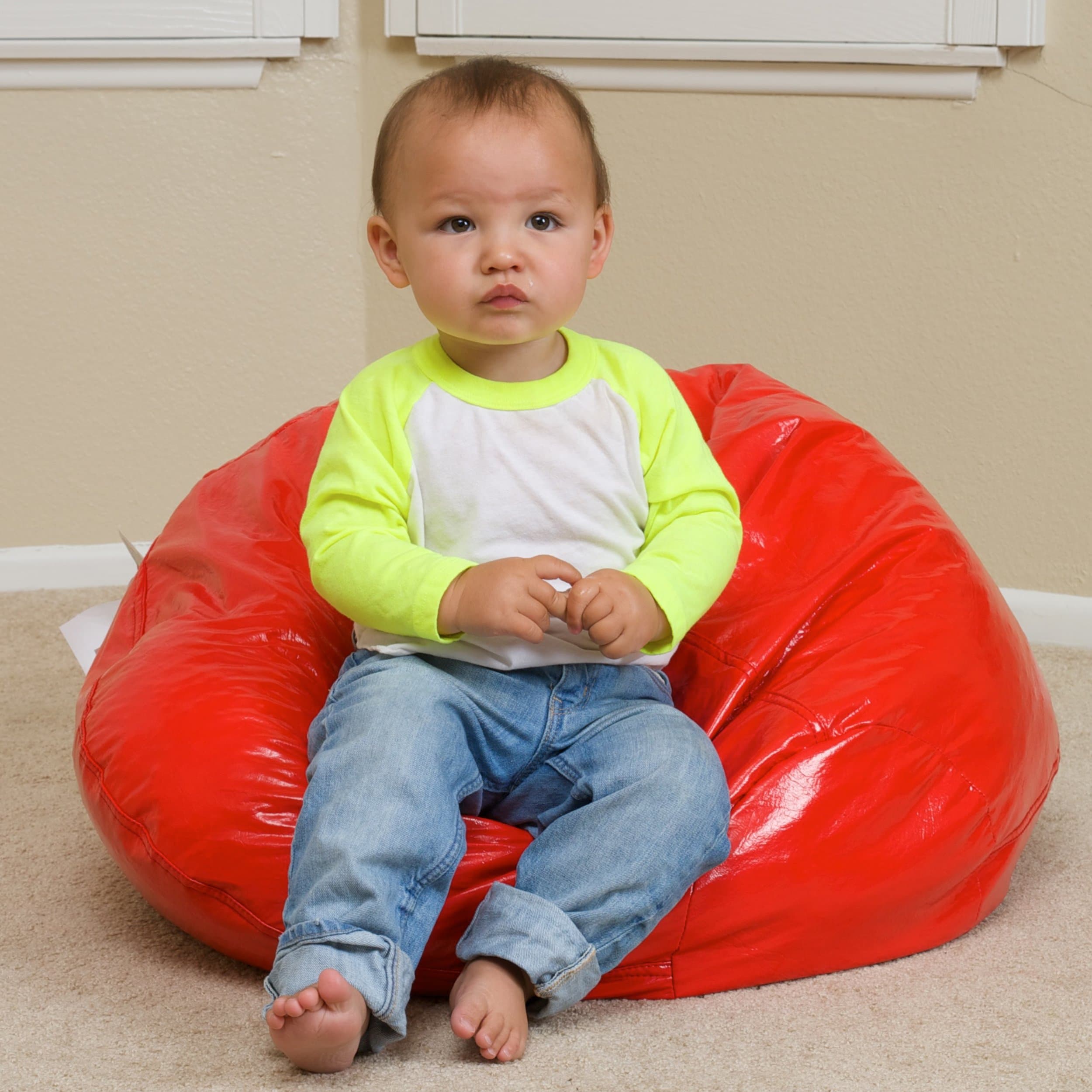 Christopher Knight Home Jack And Jill Bean Bag Lounge Chair, Red