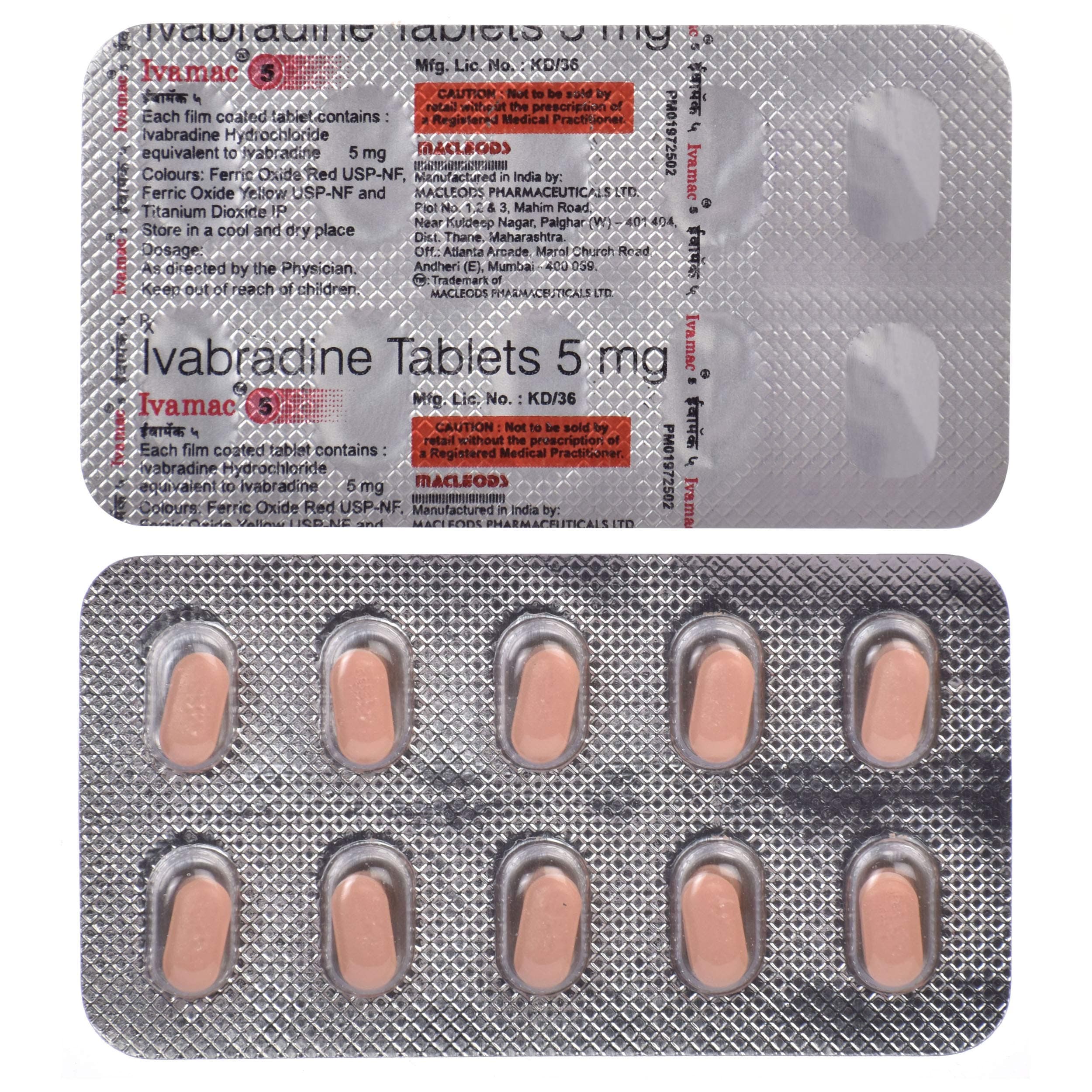 Ivamac 5 - Strip of 10 Tablets