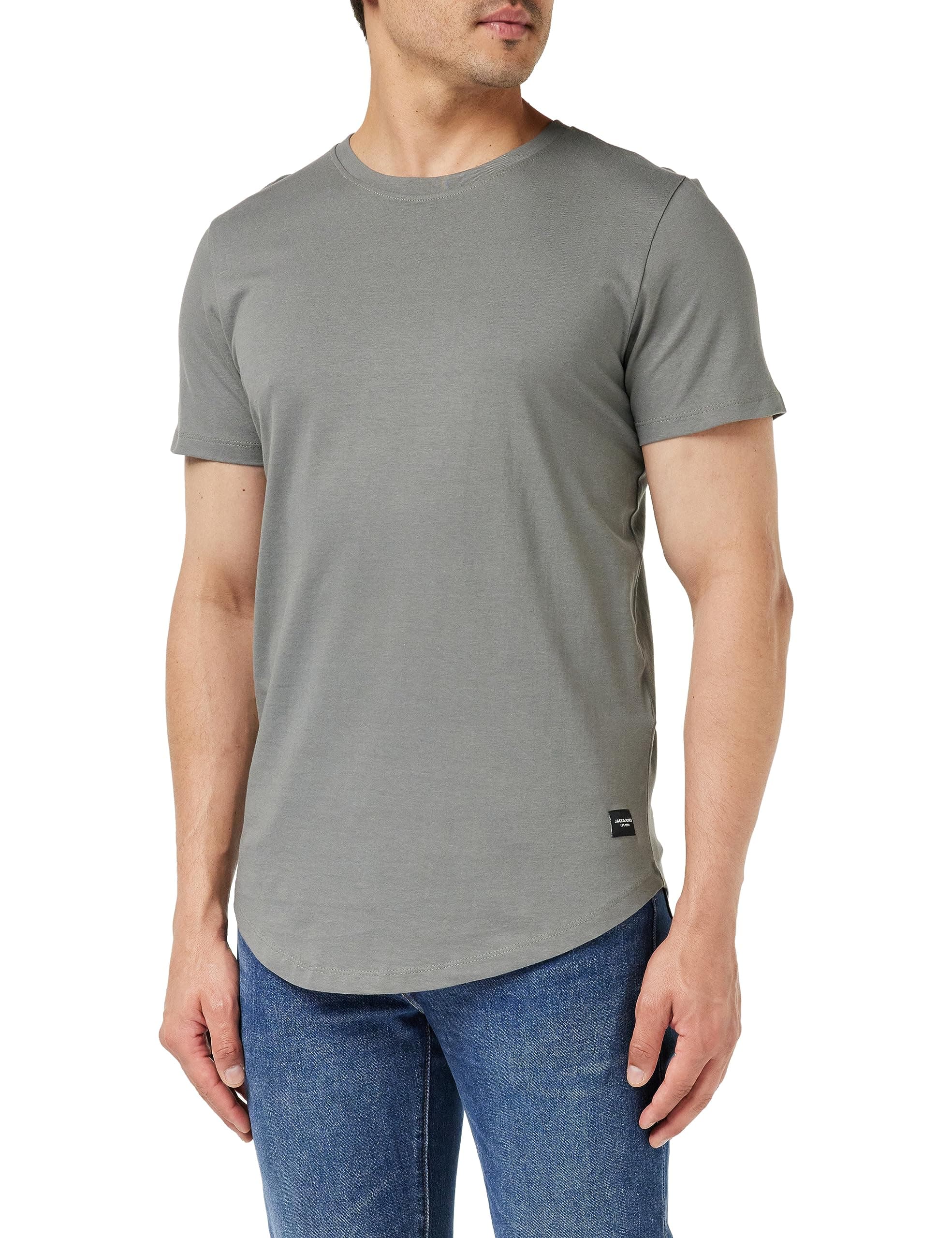 JACK & JONESmens Jjenoa Tee Ss Crew Neck Noos T-Shirt (pack of 1)