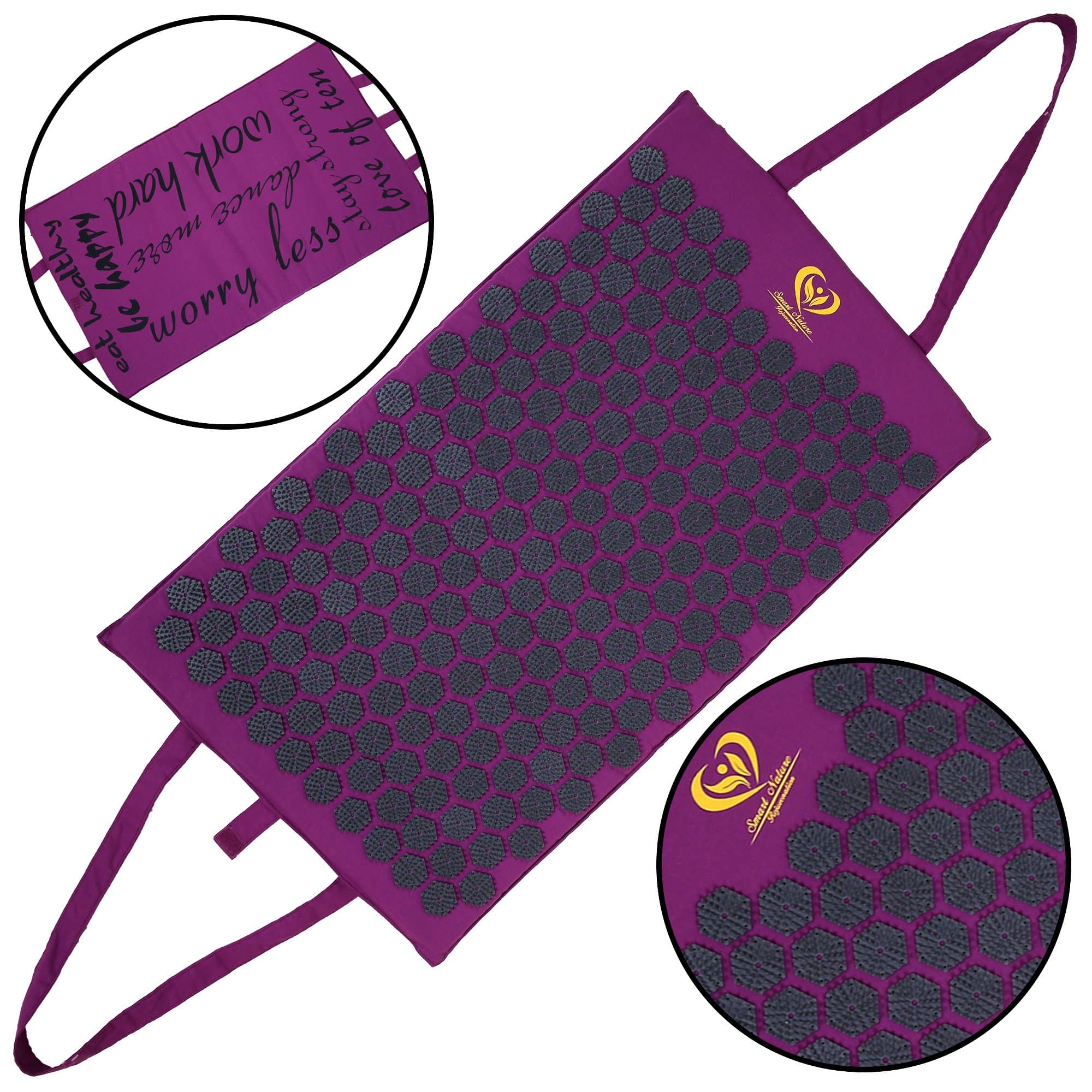 Acupressure mat - Relieve Back and Neck Pain, Relax Muscles, Relieve Insomnia, Acupressure mat which can be Hung on The peg, Good Quality quarantined