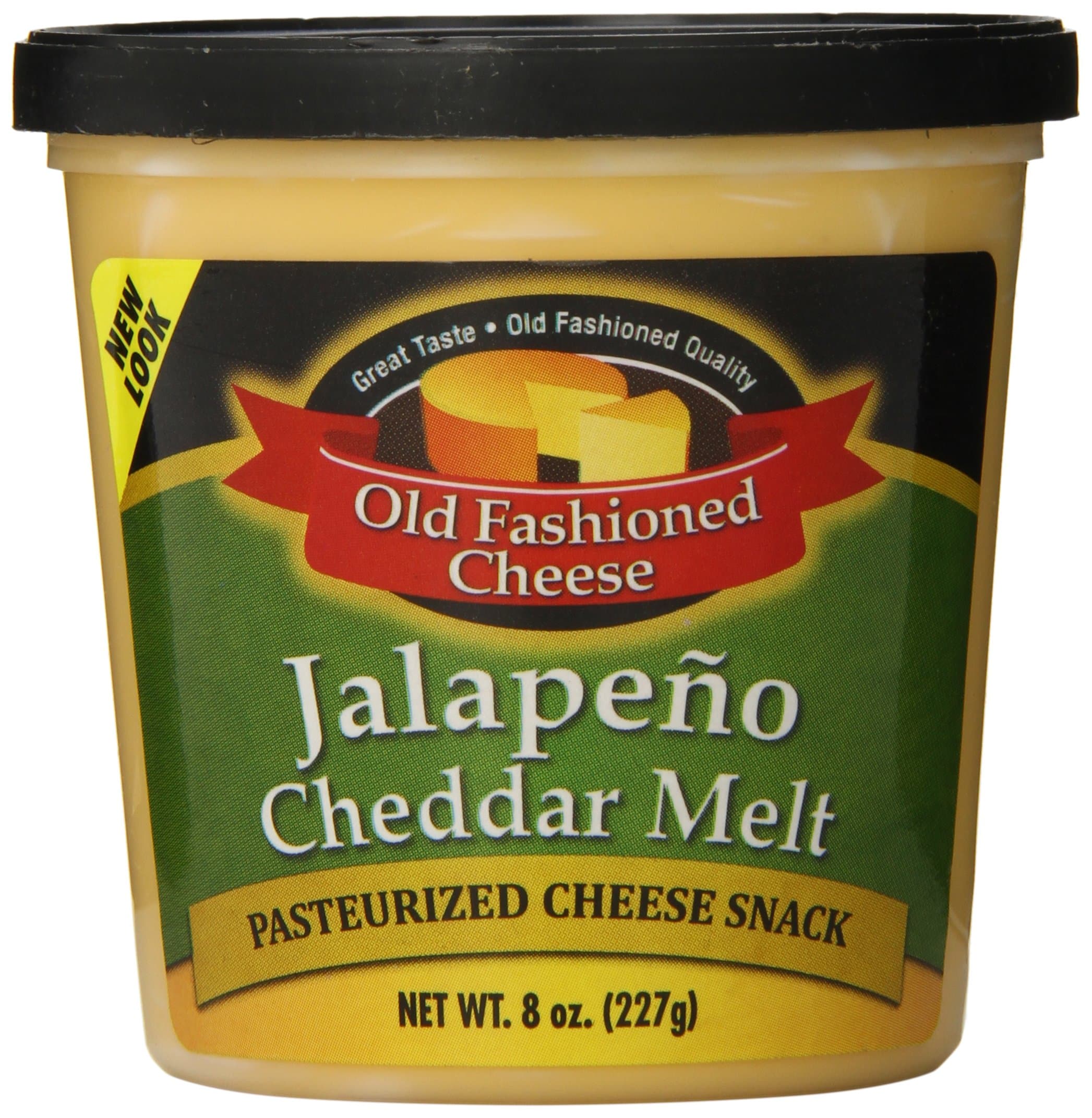 Old Fashioned Cheese Melt, Jalapeno, 8 Ounce (Pack of 12)