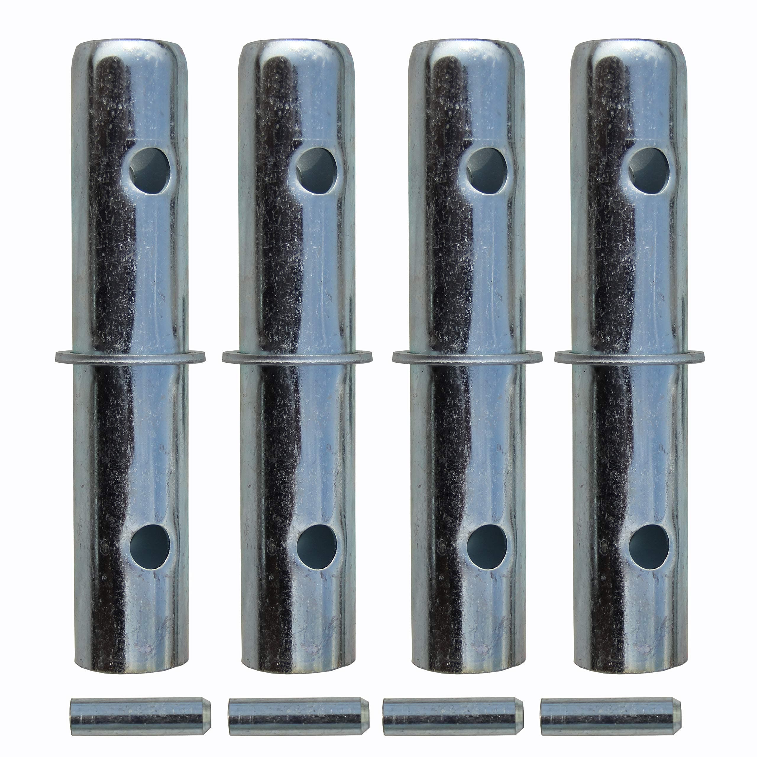 Scaffolding Coupling Pin with 1/8" Collar with snap on Pin 4 Sets Brand New Prisms