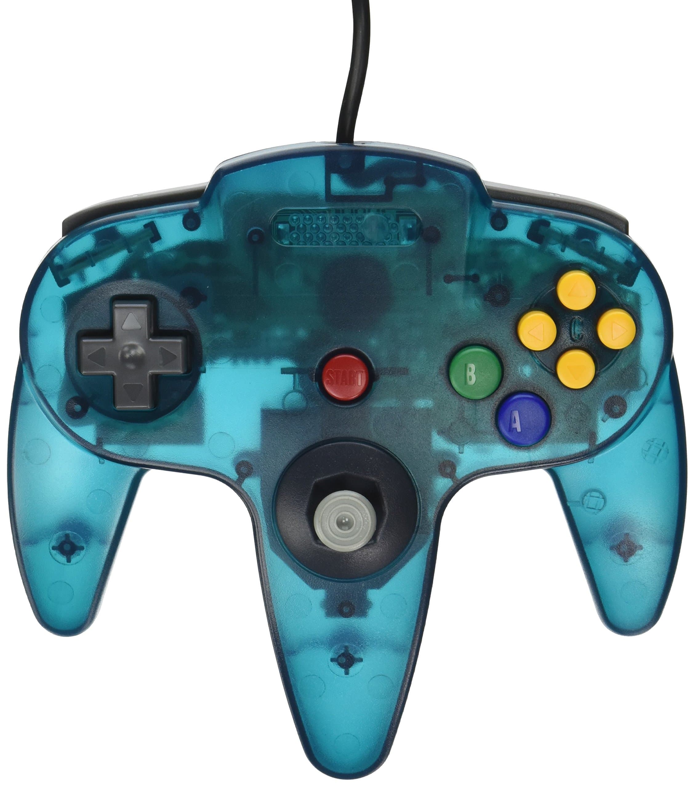 Old SkoolClassic Wired Controller Joystick compatible with Nintendo 64 N64 Game System - Turquoise