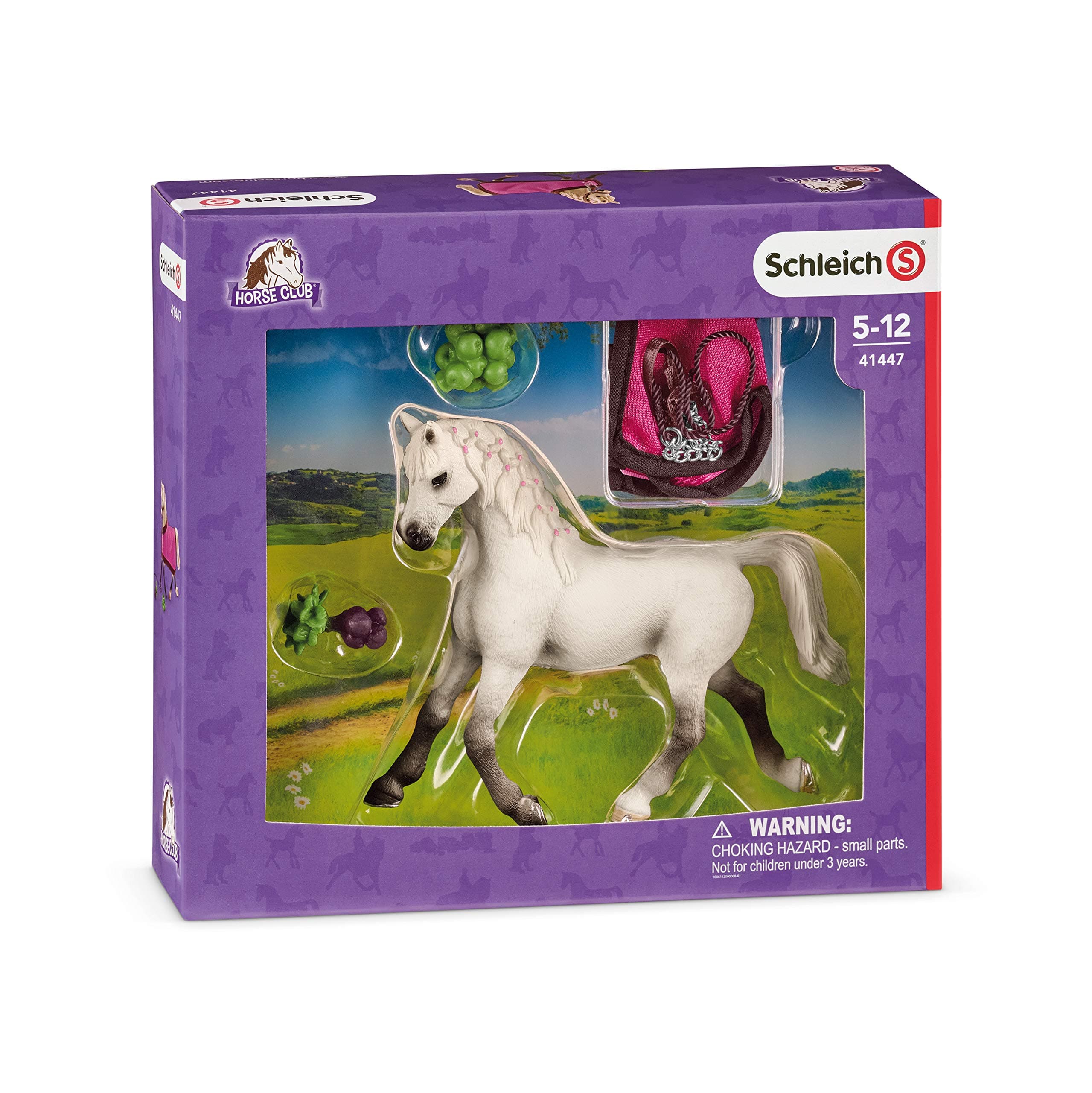 Schleich North America Arab Mare Toy Figure with Blanket