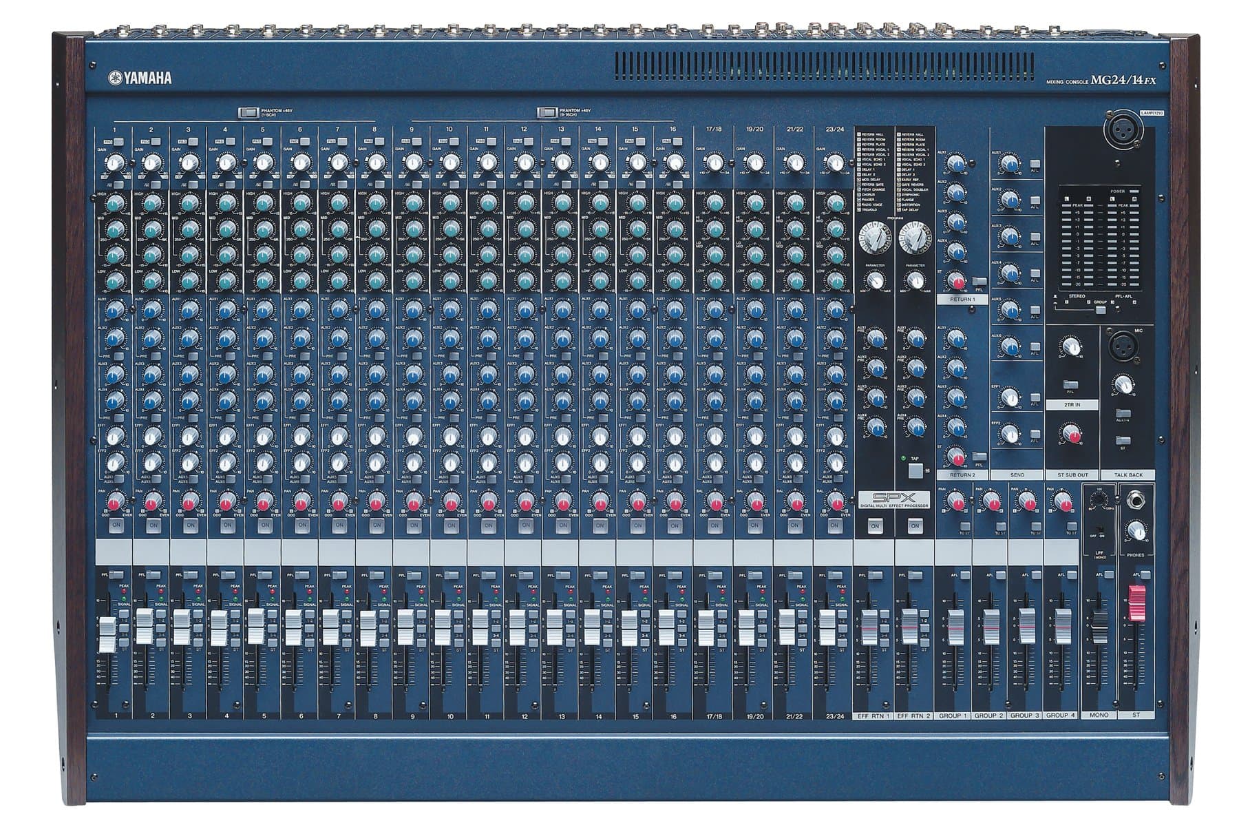 Yamaha MG24/14FX 24 Channel 14 Bus Mixer with Dual EFX, 3 band EQ