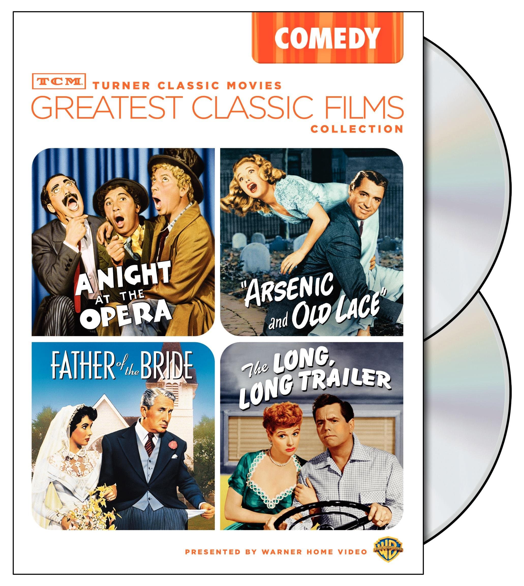 TCM Greatest Classic Films Collection: Comedy (Arsenic and Old Lace / A Night at the Opera / The Long Long Trailer / Father of the Bride 1950)
