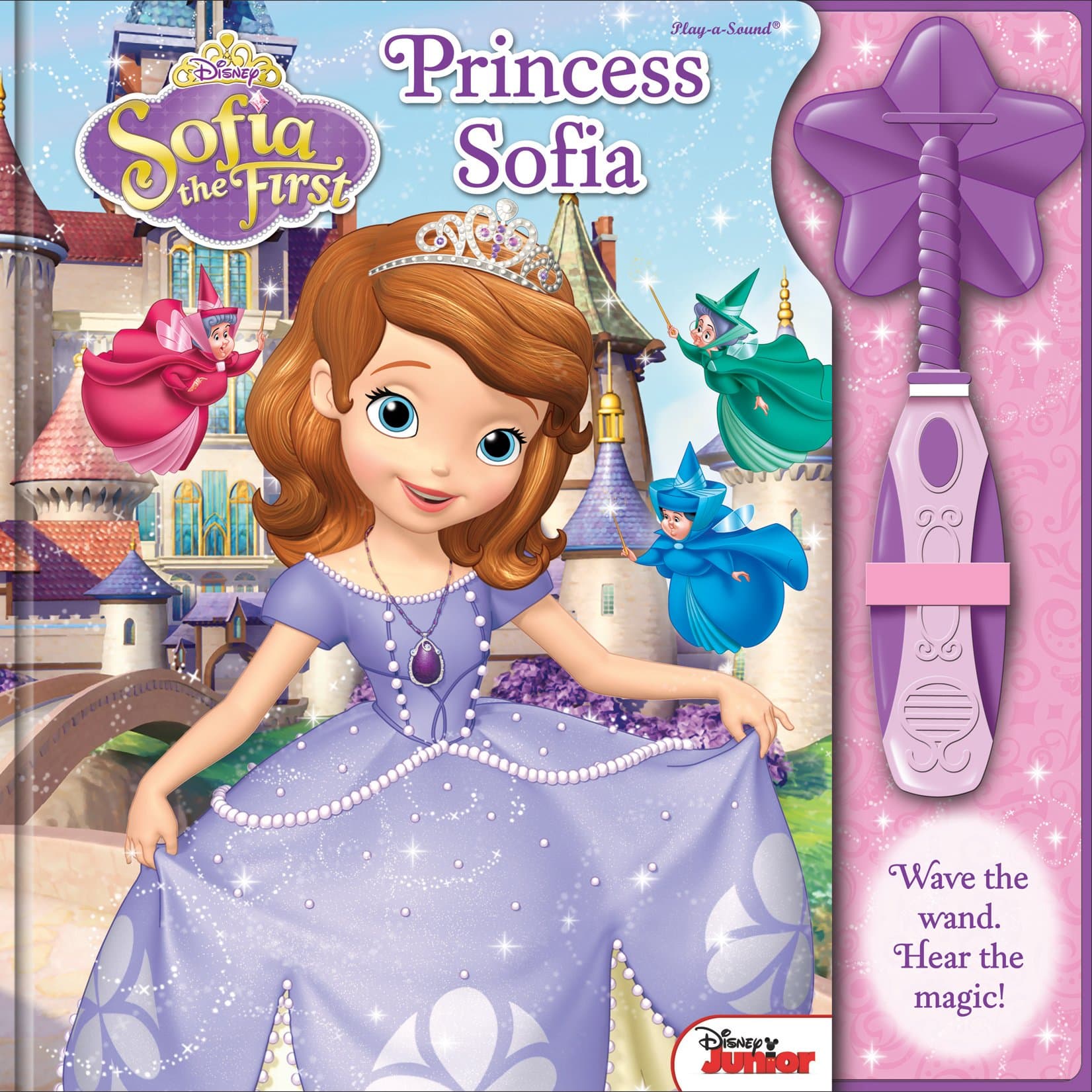 Disney Junior - Sofia the First - Princess Sofia Magic Wand and Book Set - PI Kids