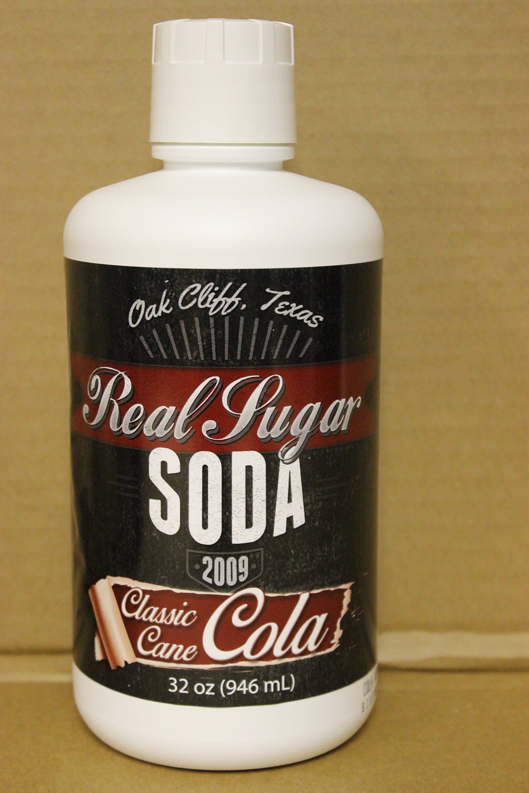 Real Sugar Cola Syrup - Small-Batch Craft Soda from Oak Cliff Beverage Works - 12 pack