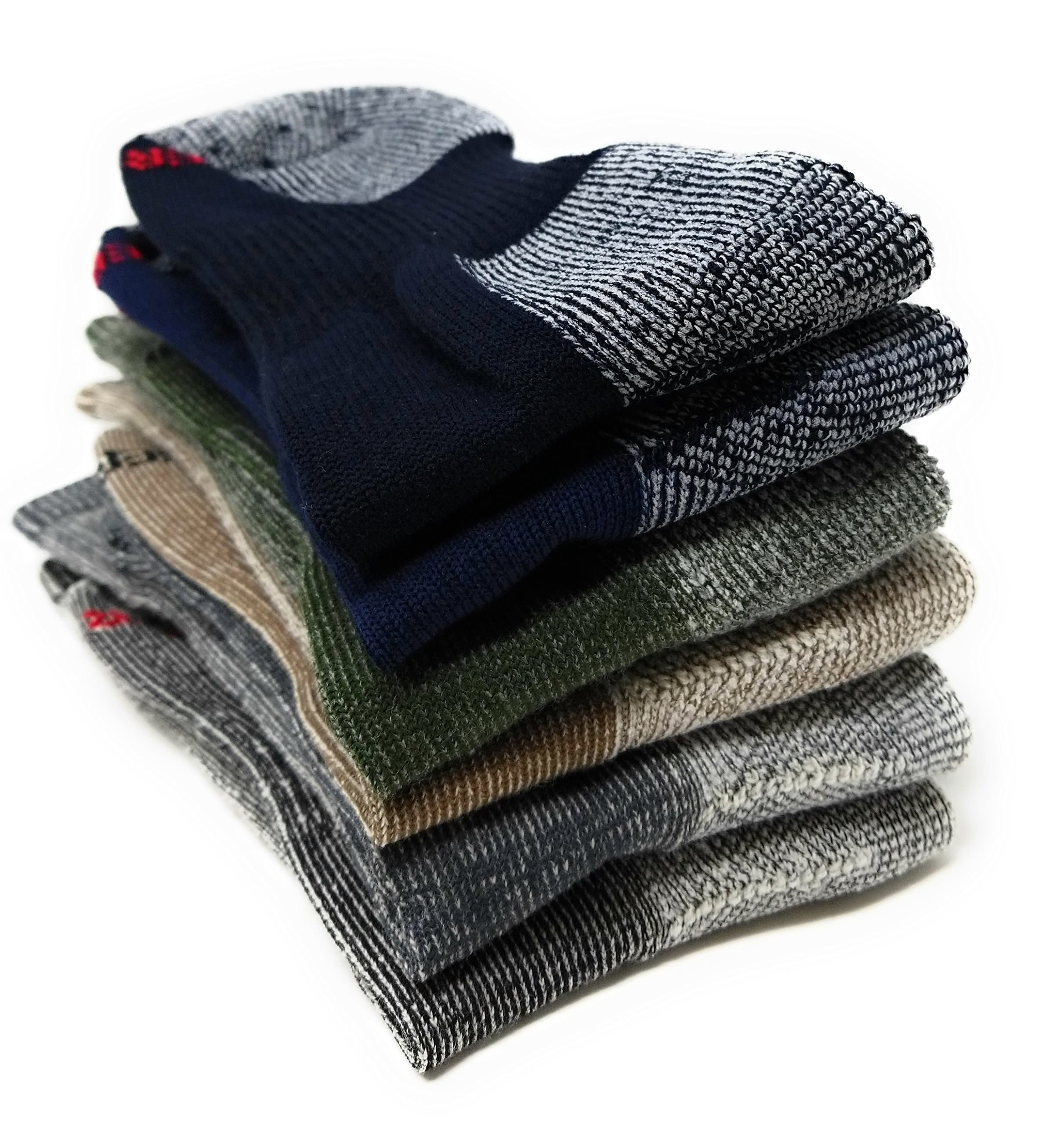 J.B. Field'sHiker GX 74% Merino Wool Hiking Crew Sock, All Season, Trekking & Outdoor Activity, 3 Pairs