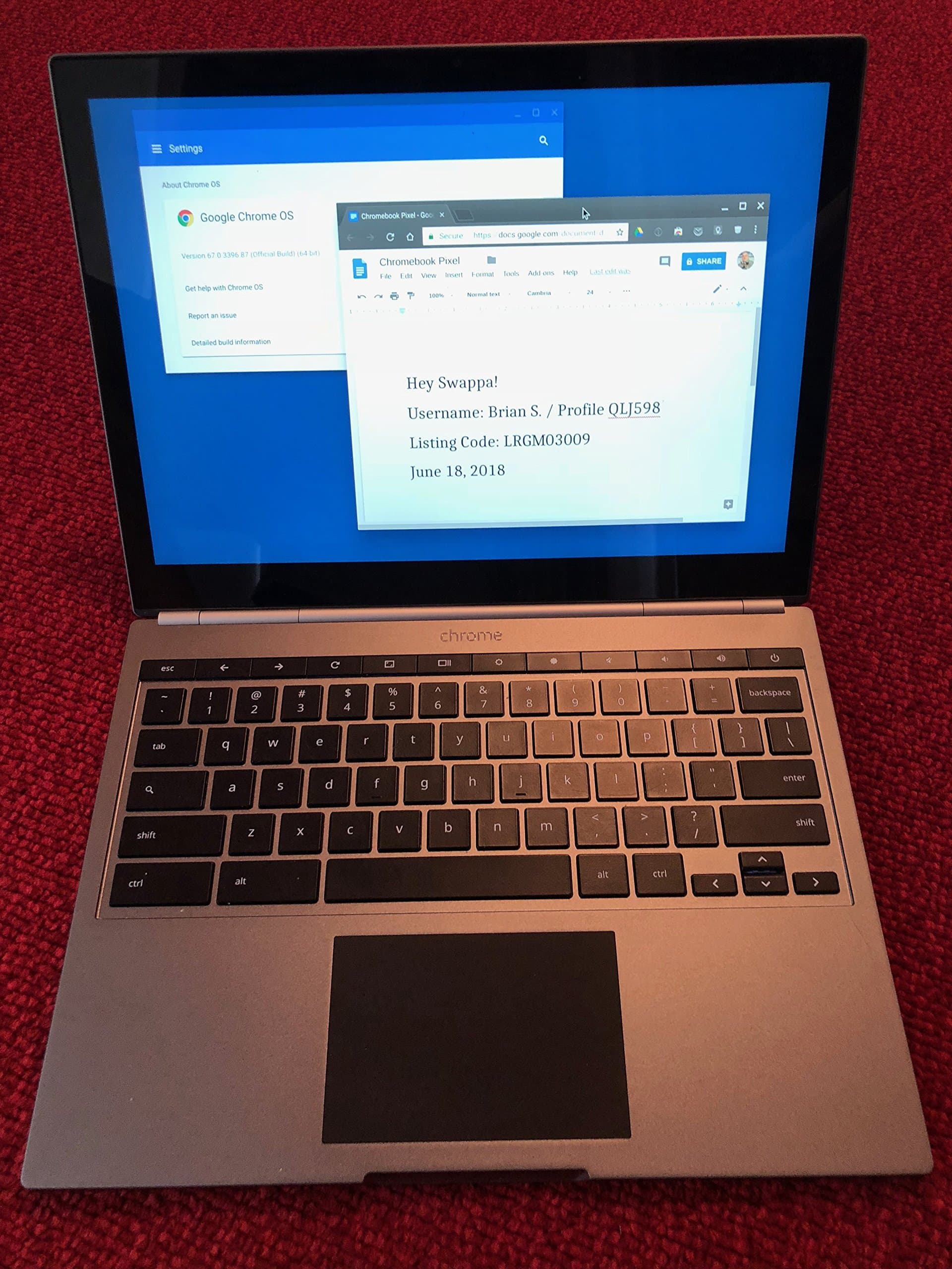 Google Chromebook Pixel 2013 (WiFi)