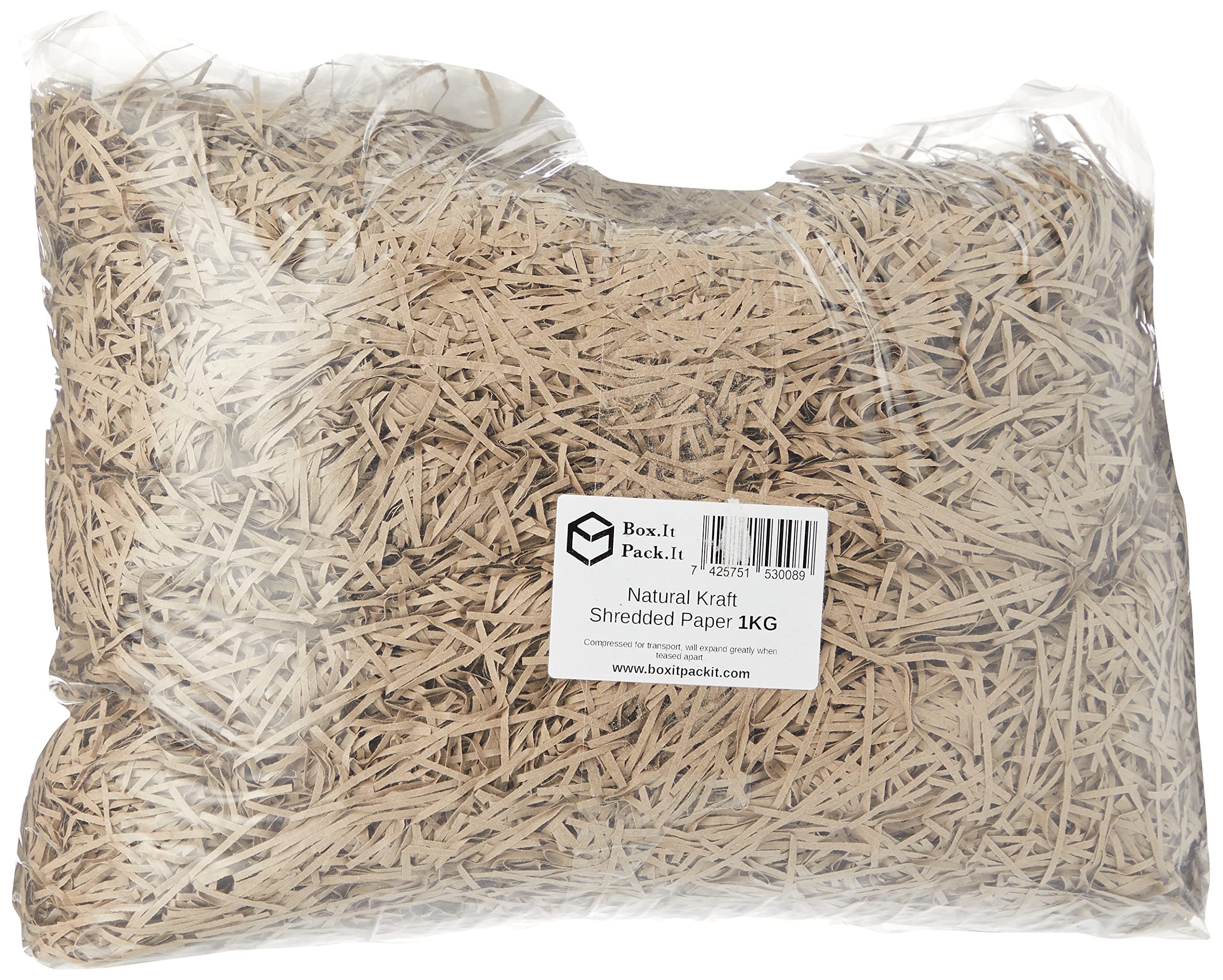 Natural Kraft Shredded Paper, 1kg, VF_Kraft_1KG