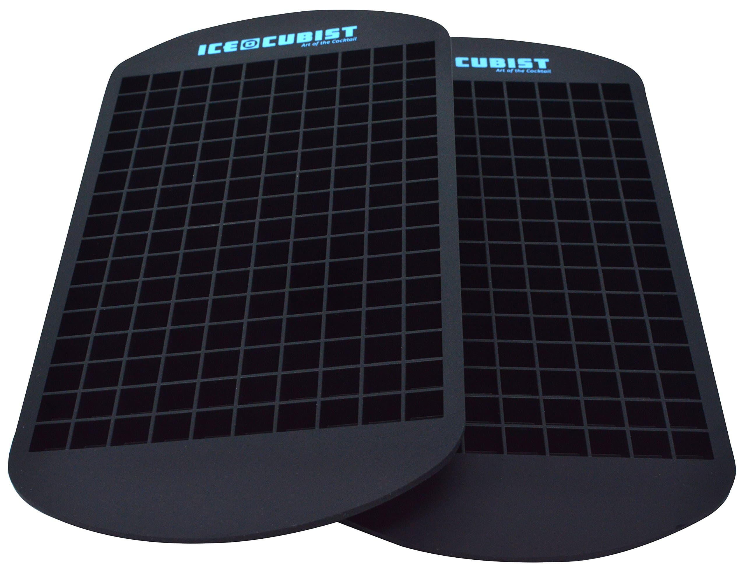 Mix Master Silicone Micro Cube Tray - Micro Mini ⅜ Inch Ice Cube Tray Mold 160 Nugget Cubes - 2 Tray Pack, BPA Free