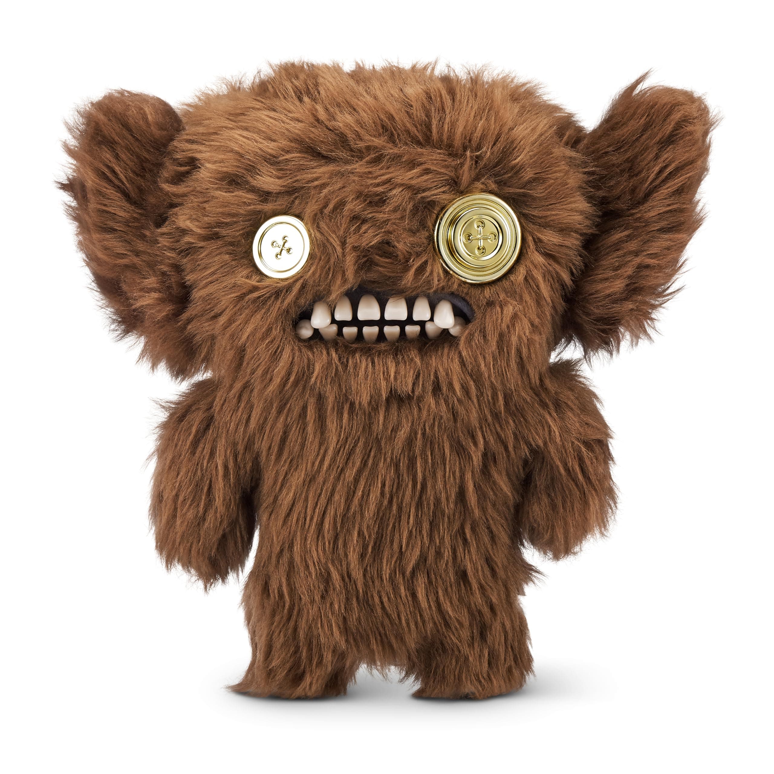Gold Fuggs by ZURU Funny Ugly Monster, Plush, Collectible, Toy (Grumpy Grumps - Eyes)