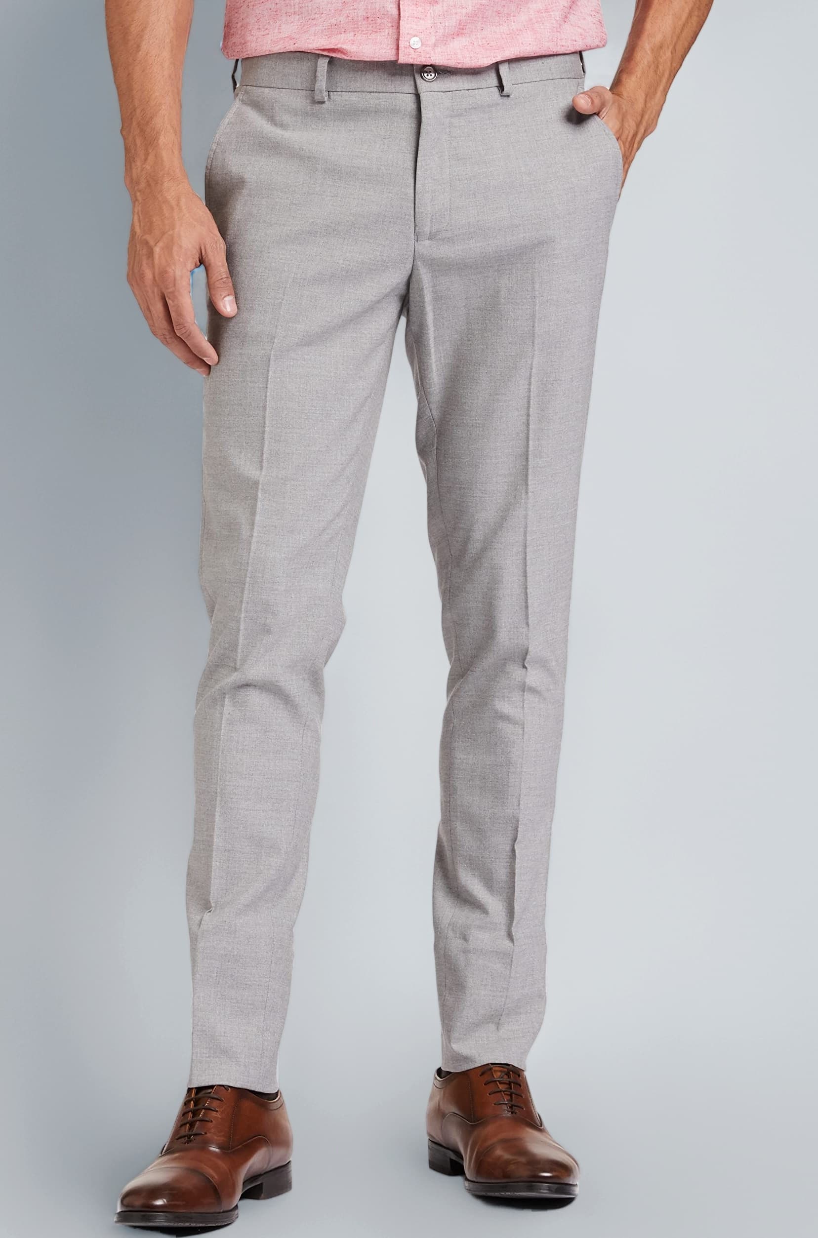 Men's Stretchable Formal Pants | Trousers (Slim Fit)