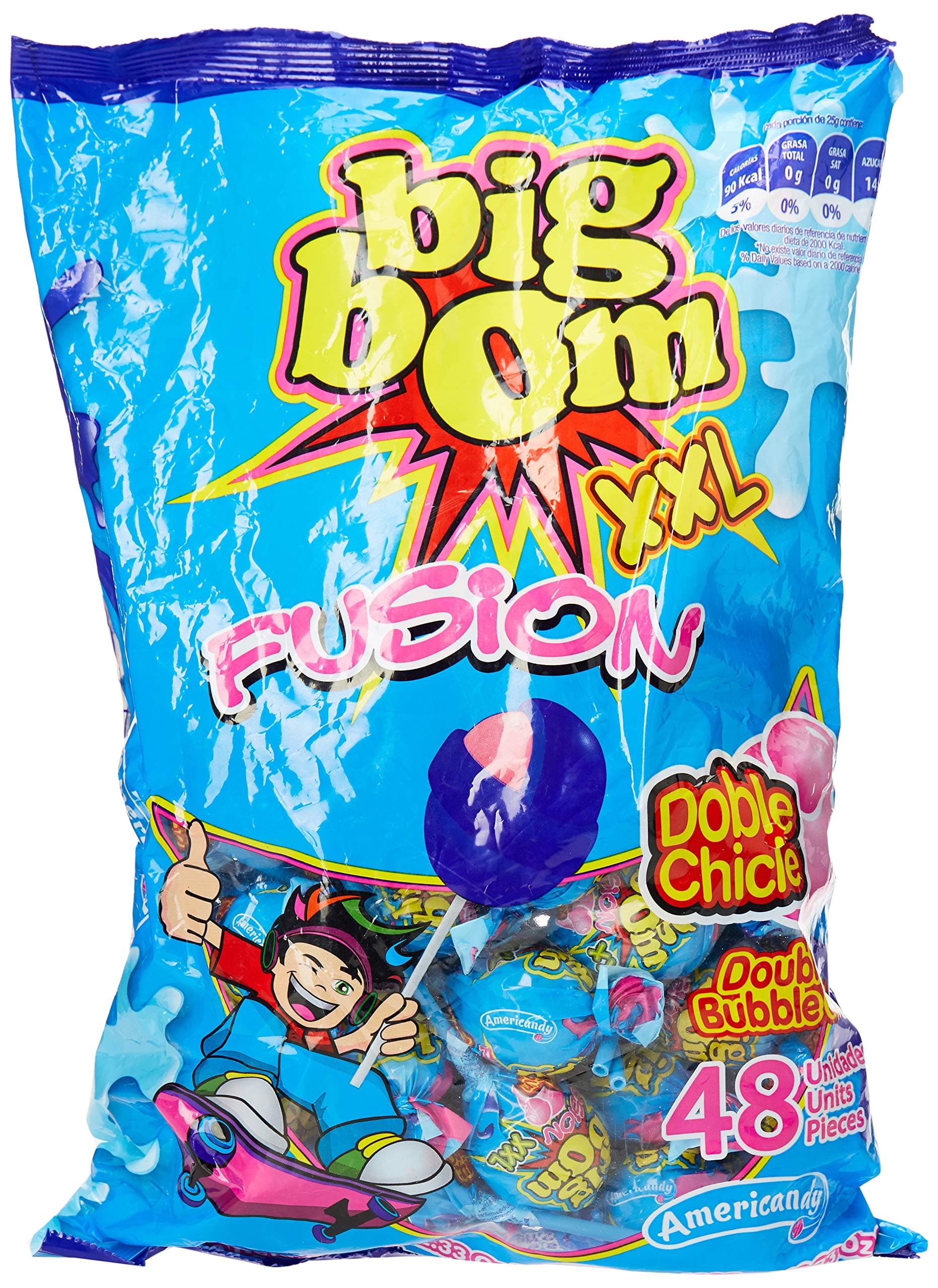 Big Bom XXL Fusion Lollipops, 25 gm
