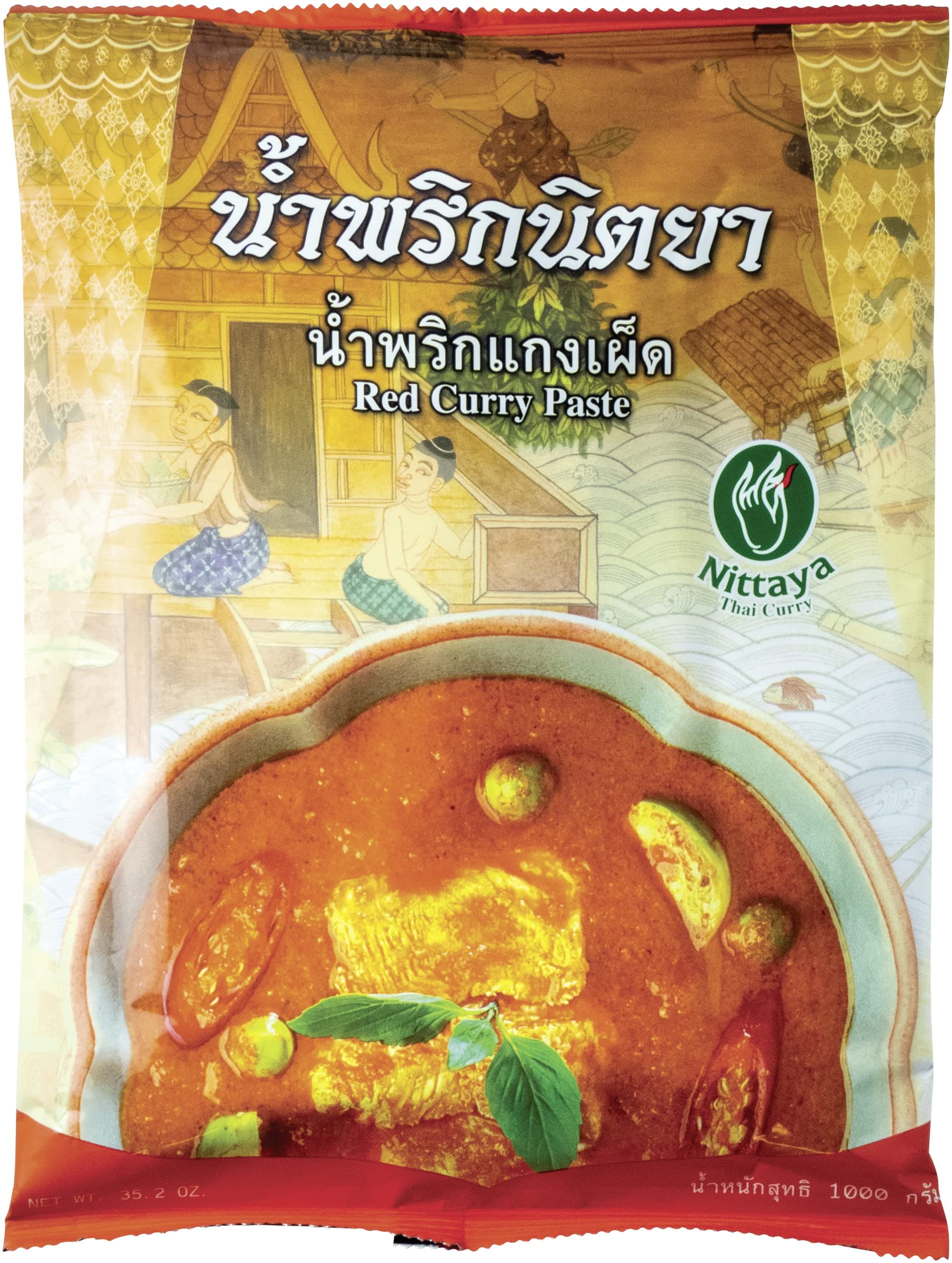 Nittaya Thai Red Curry Paste 1 Kg