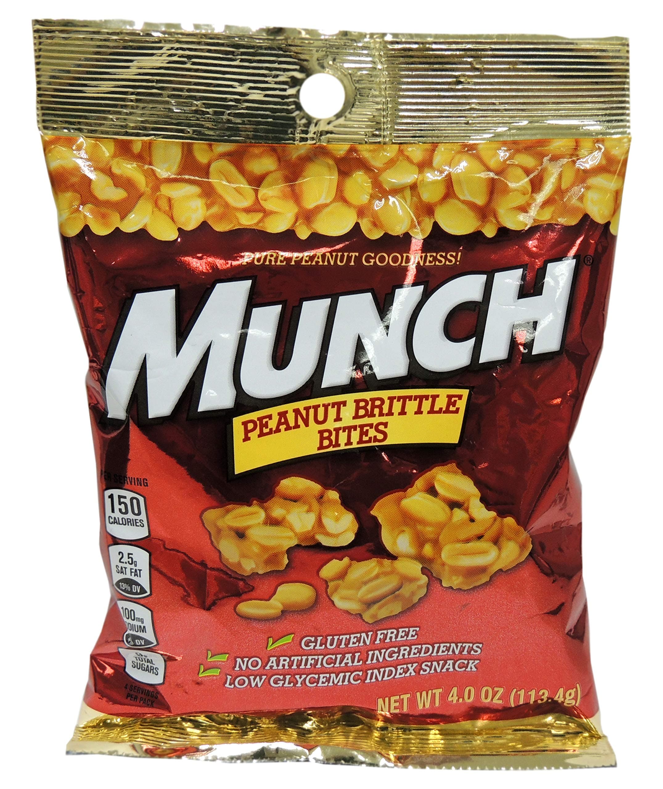 MUNCH PEANUT BRITTLE BITES - Peg 12/4.0oz