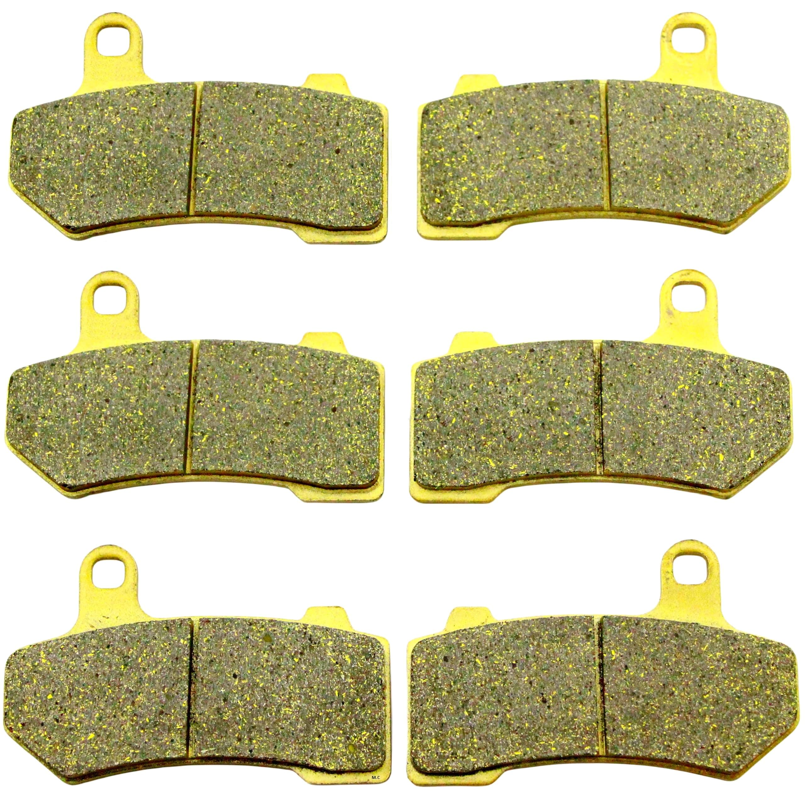 Brake Pads for Harley Davidson Street Glide FLHX 2008-2022 / V-Rod VRSCF 2006 2007 2008 / V-Rod Muscle VRSCF 2009-2017 / Night Rod VRSCDX 2007-2017 Front Rear Brakes FA409 MC0103