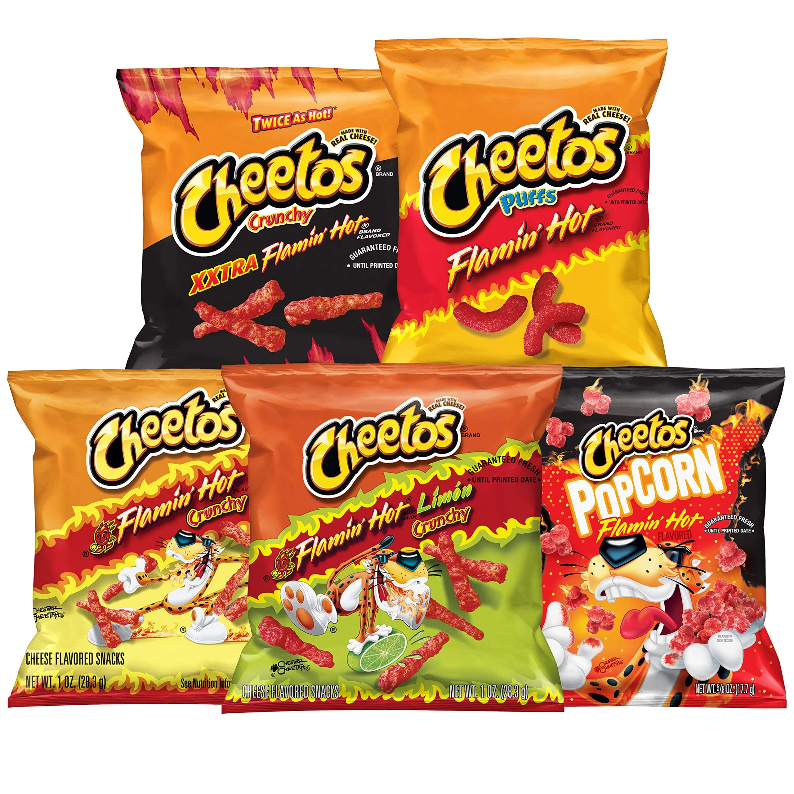Cheetos Cheetos Hot & Spicy Variety Pack, 40 Count, 1 Ounce bags