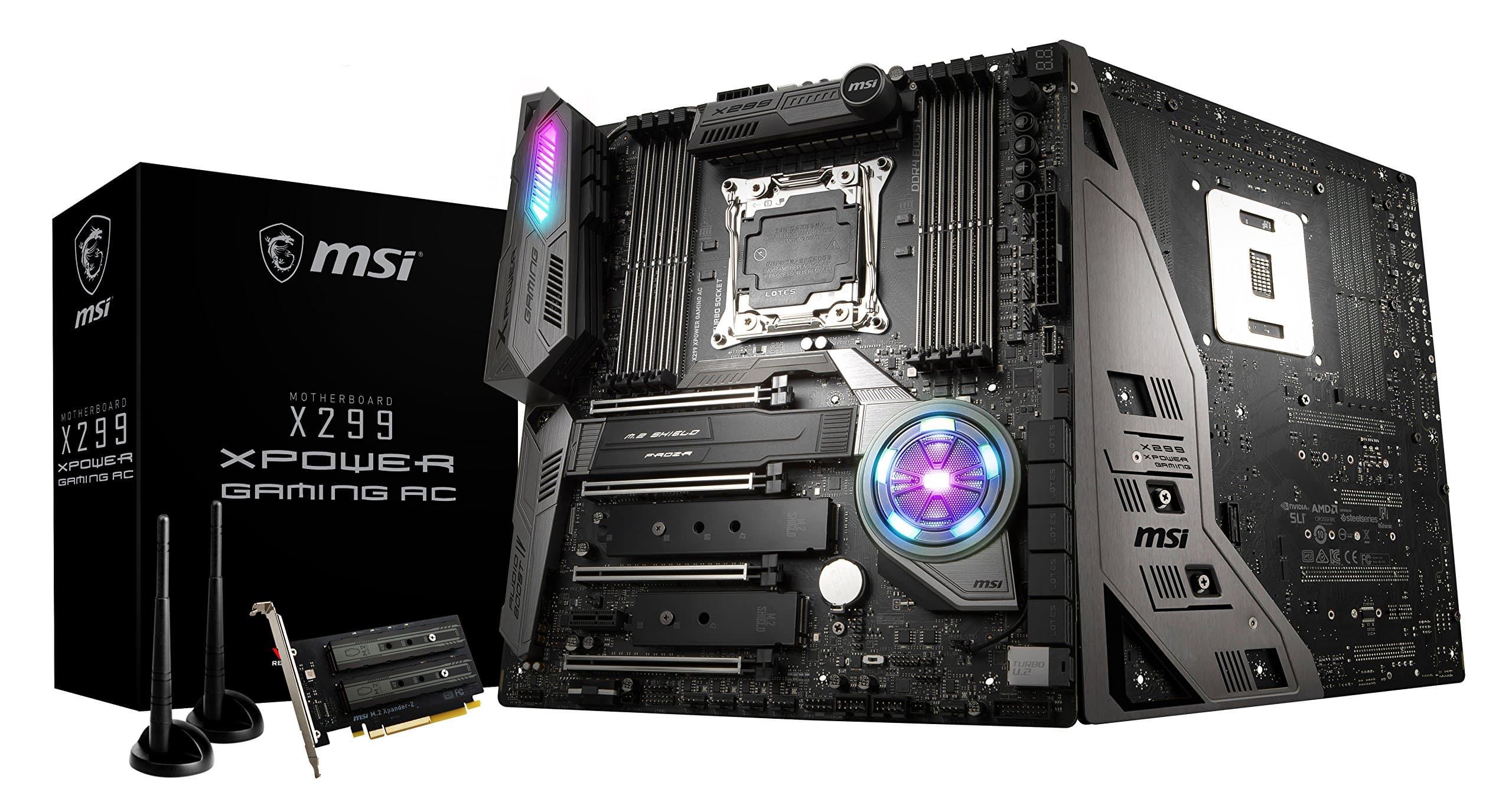 MSI X299 XPOWER Gaming AC Performance LGA 2066 DDR4 USB 3.1 SLI ATX Motherboard