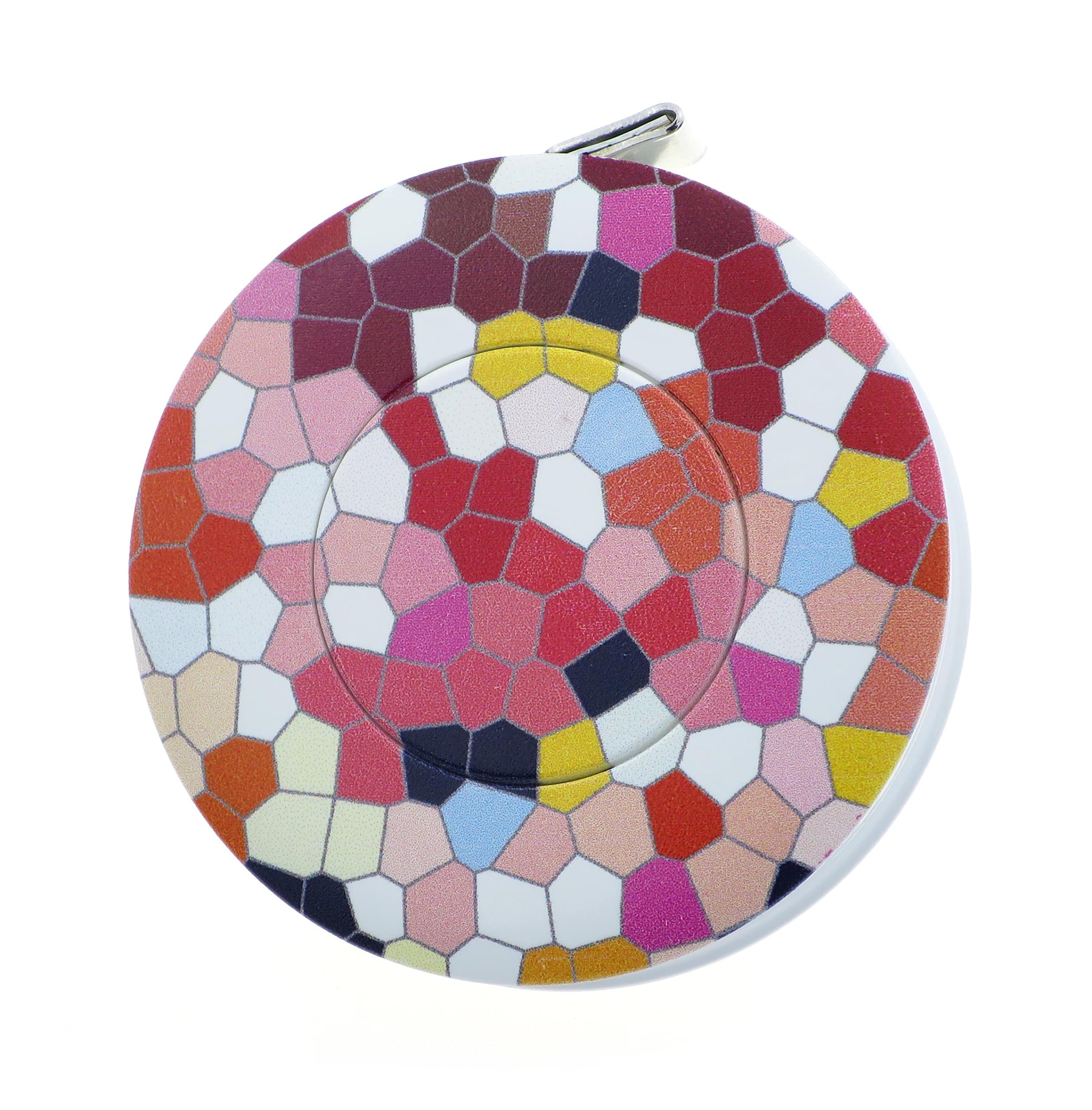 hoechstmass Balzer80244D-MOSA Measuring Tape / 5 x 5 x 1.4 cm/Rollfix / 150 cm - 60 Inch/ABS Polyfibre/Multicoloured/Mosaic Style