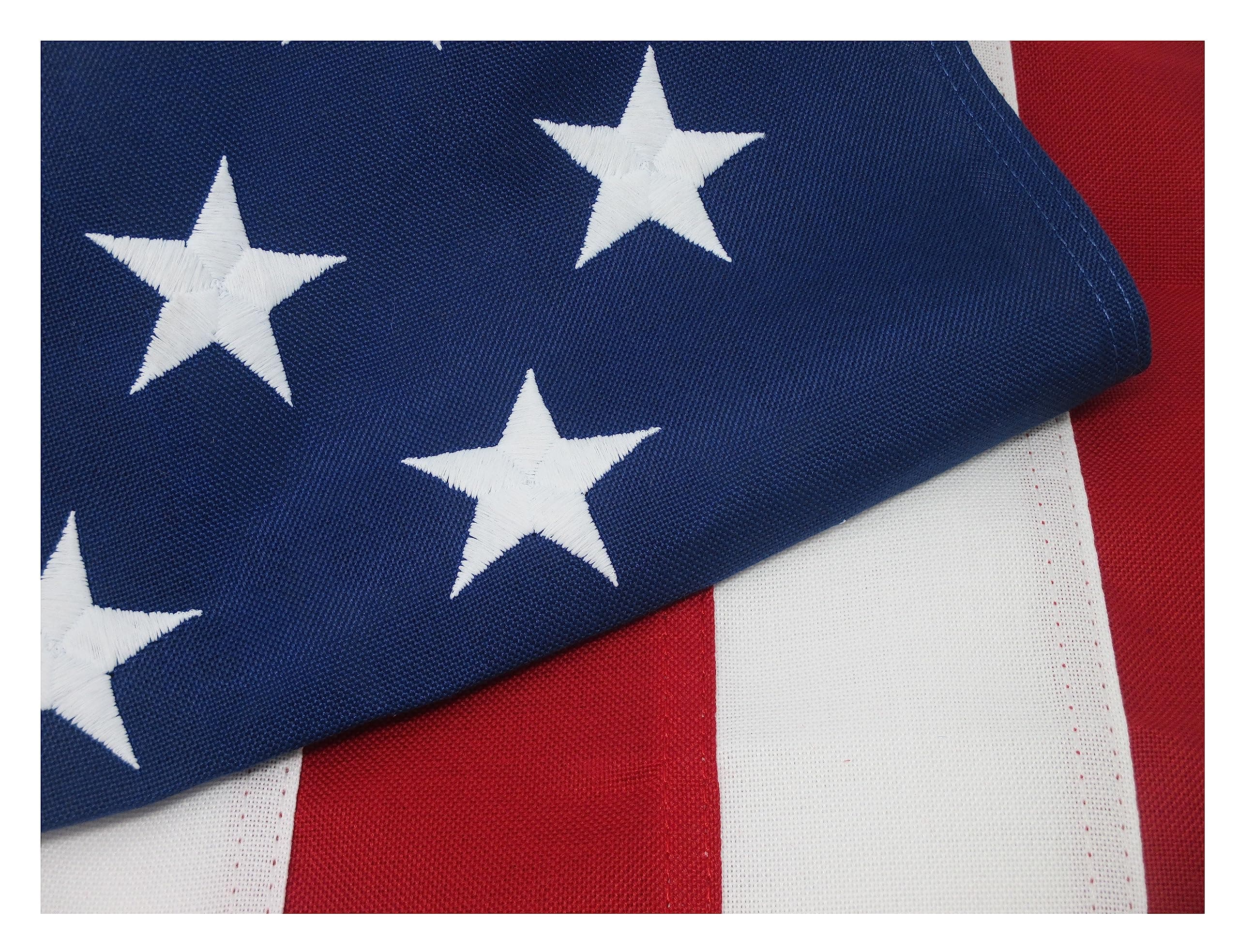Made in USA Flags Co - 4x6 American Flag - Heavy Duty USA Flag with Premium PolyMax Polyester, Sewn Stripes, & Embroidered Stars - All Weather American Flags for Outside - FMAA Certified, US Made