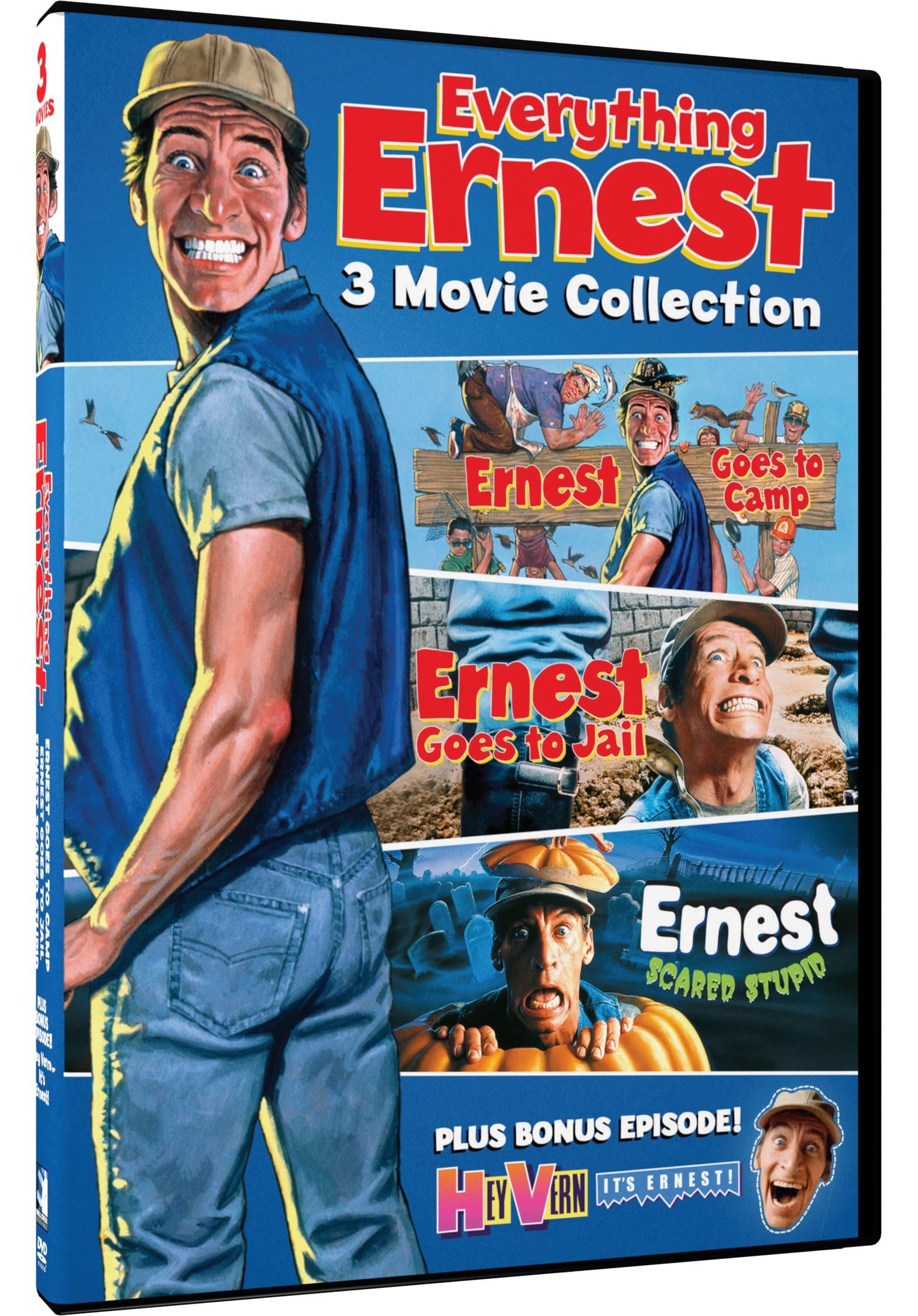 Everything Ernest - Ernest Goes to Camp, Ernest Goes to Jail and Ernest Scared Stupid + Bonus Episode of Hey Vern, It's Ernest