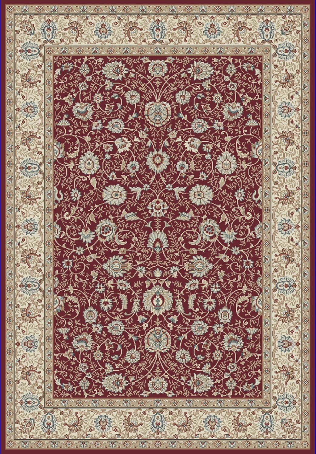Dynamic Rugs Melody Collection Area Rug, 9.2' x 12.10', Red
