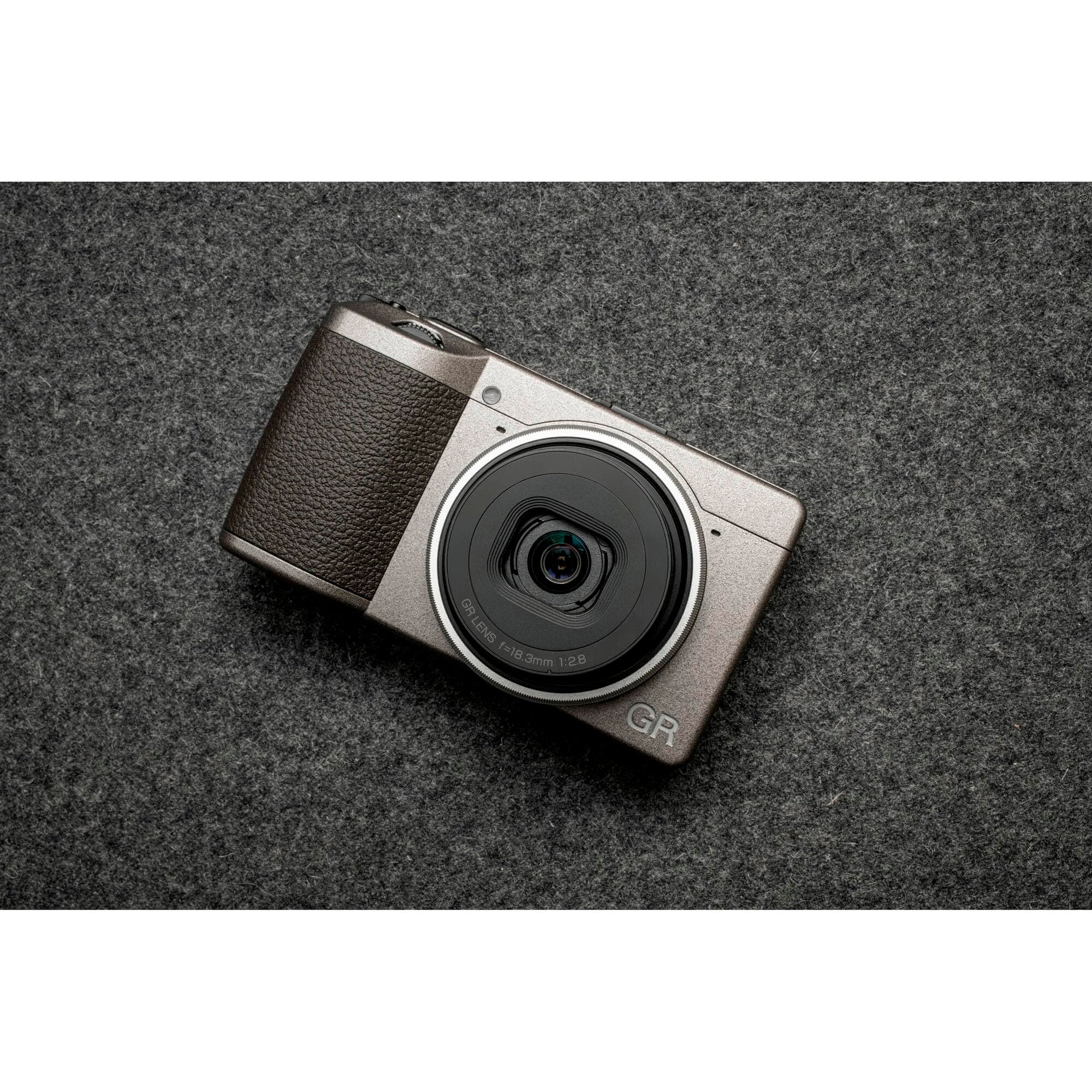 GR III Diary Edition, Metallic Warm-Gray Body with Dark Brown Grip and Natural Silver Ring, Digital Compact Camera with 24MP APS-C Size CMOS Sensor, 28mmF2.8 GR Lens (in The 35mm Format)
