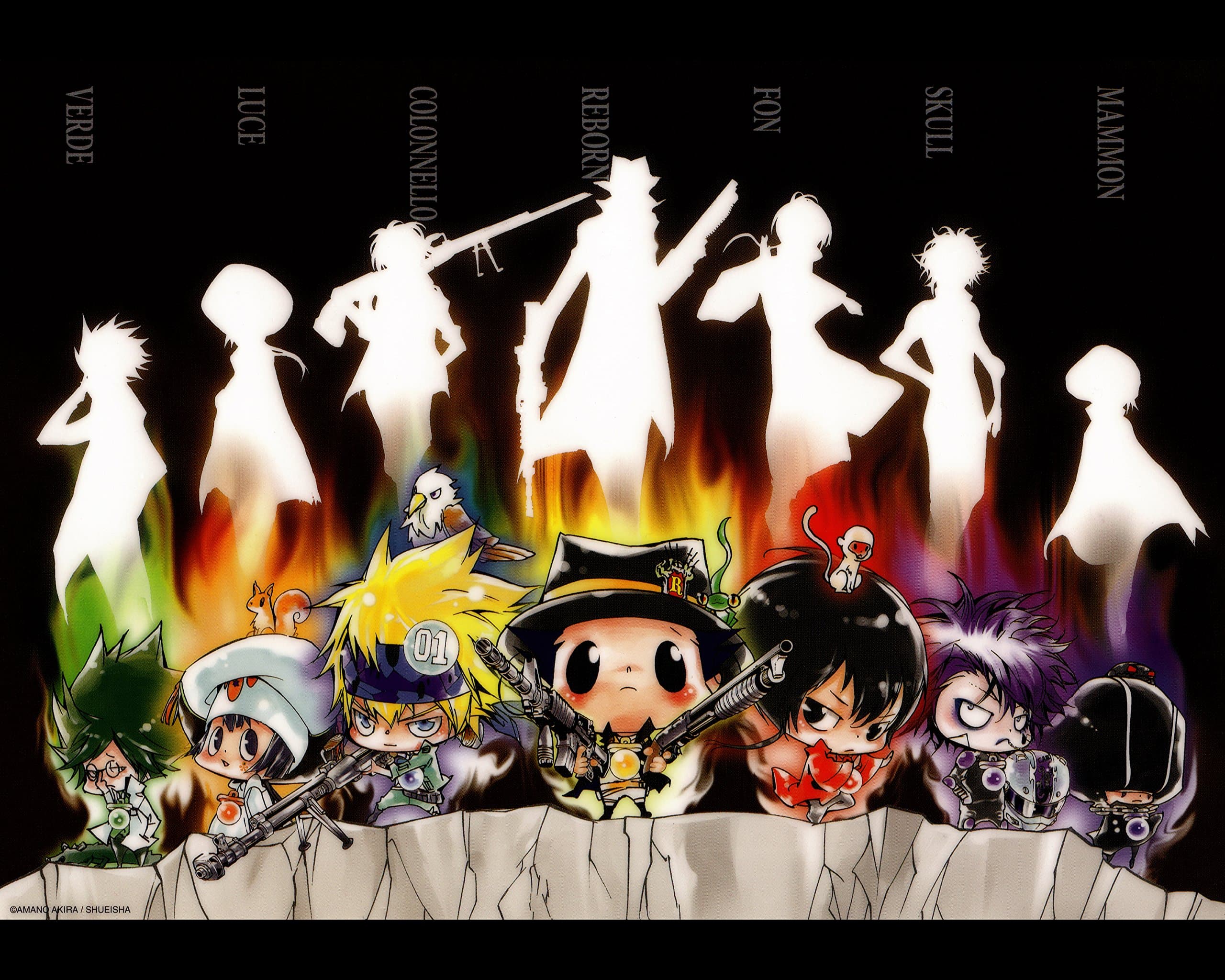 Superior Posters Reborn Hitman Poster Katekyo Anime Home Decor Wall Art 16x20 Inches