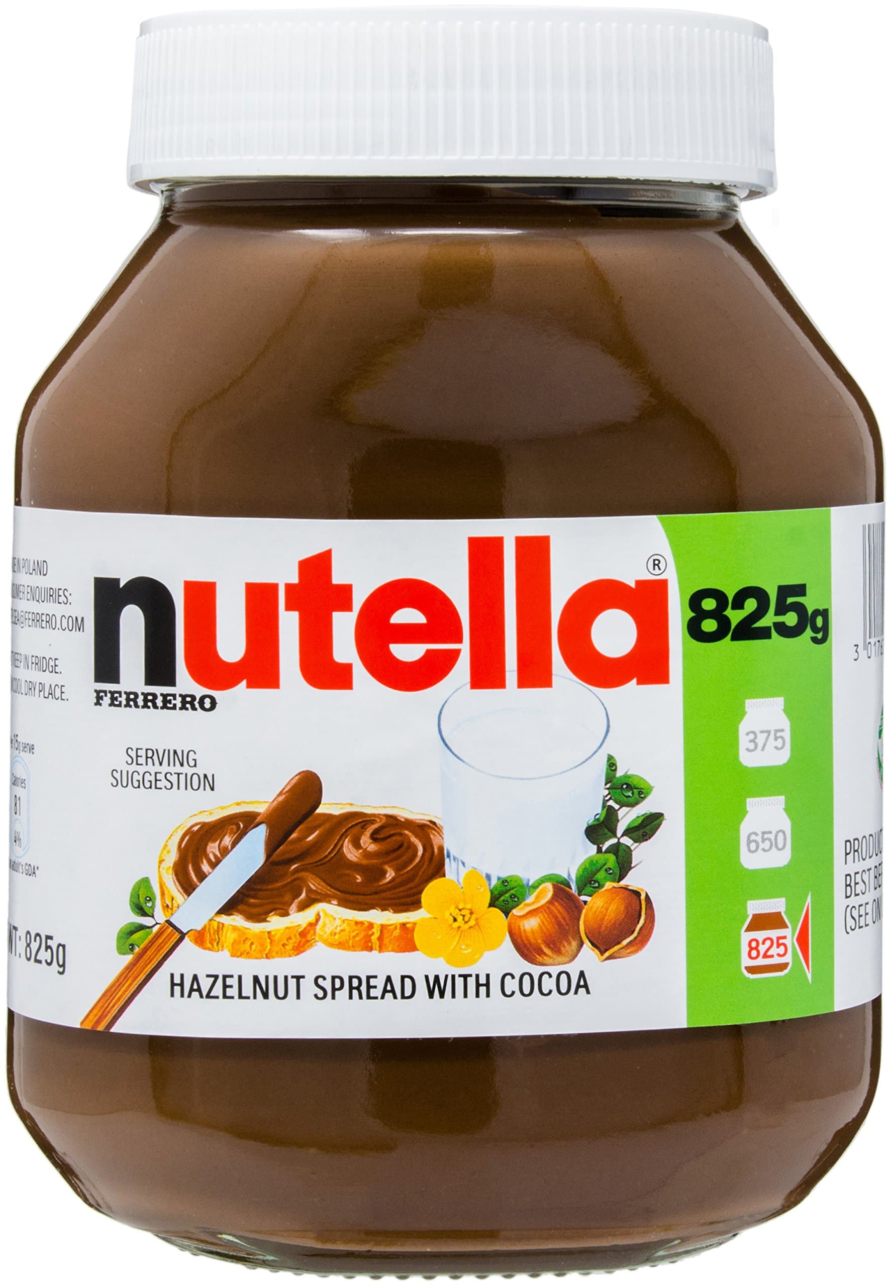 Hazelnut Chocolate Cocoa Paste Original Family Jar / 825G JAR