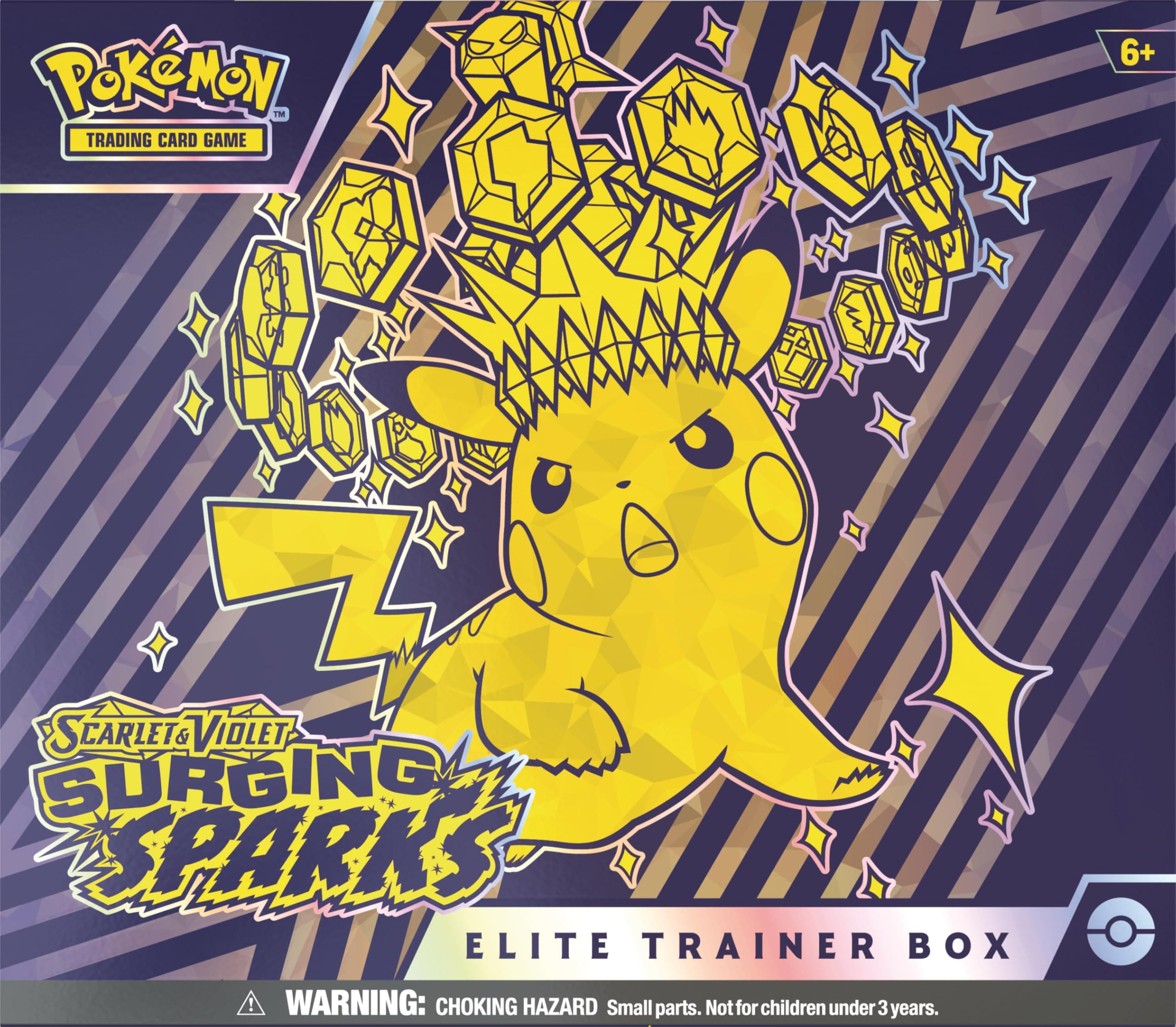Pokemon Scarlet & Violet SV08 Surging Sparks Elite Trainer Box Trading Card Game