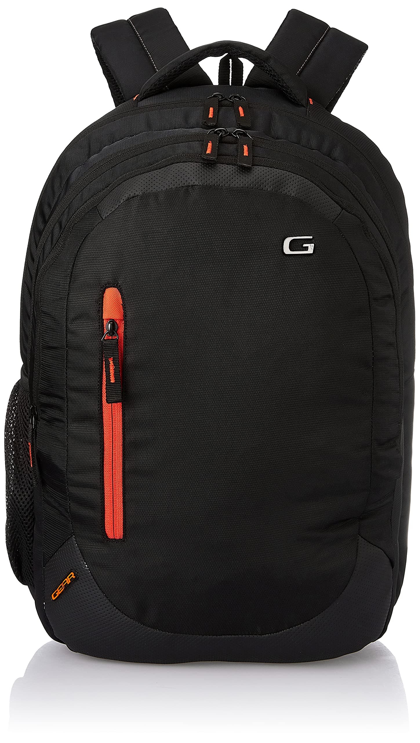 Gear ECO 1 Black Orange Red Laptop Backpack (LBPECO1000109)