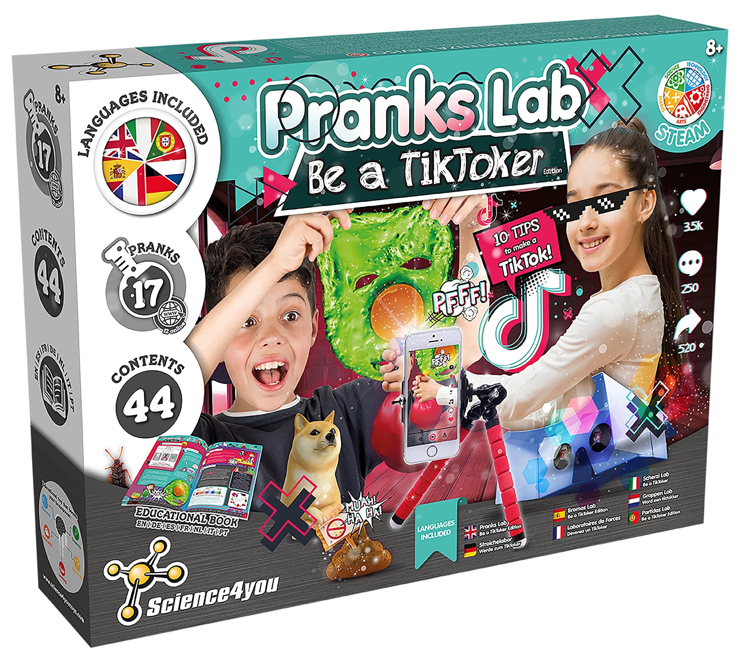 Science4youPranks Lab Be A TikToker Science Kit