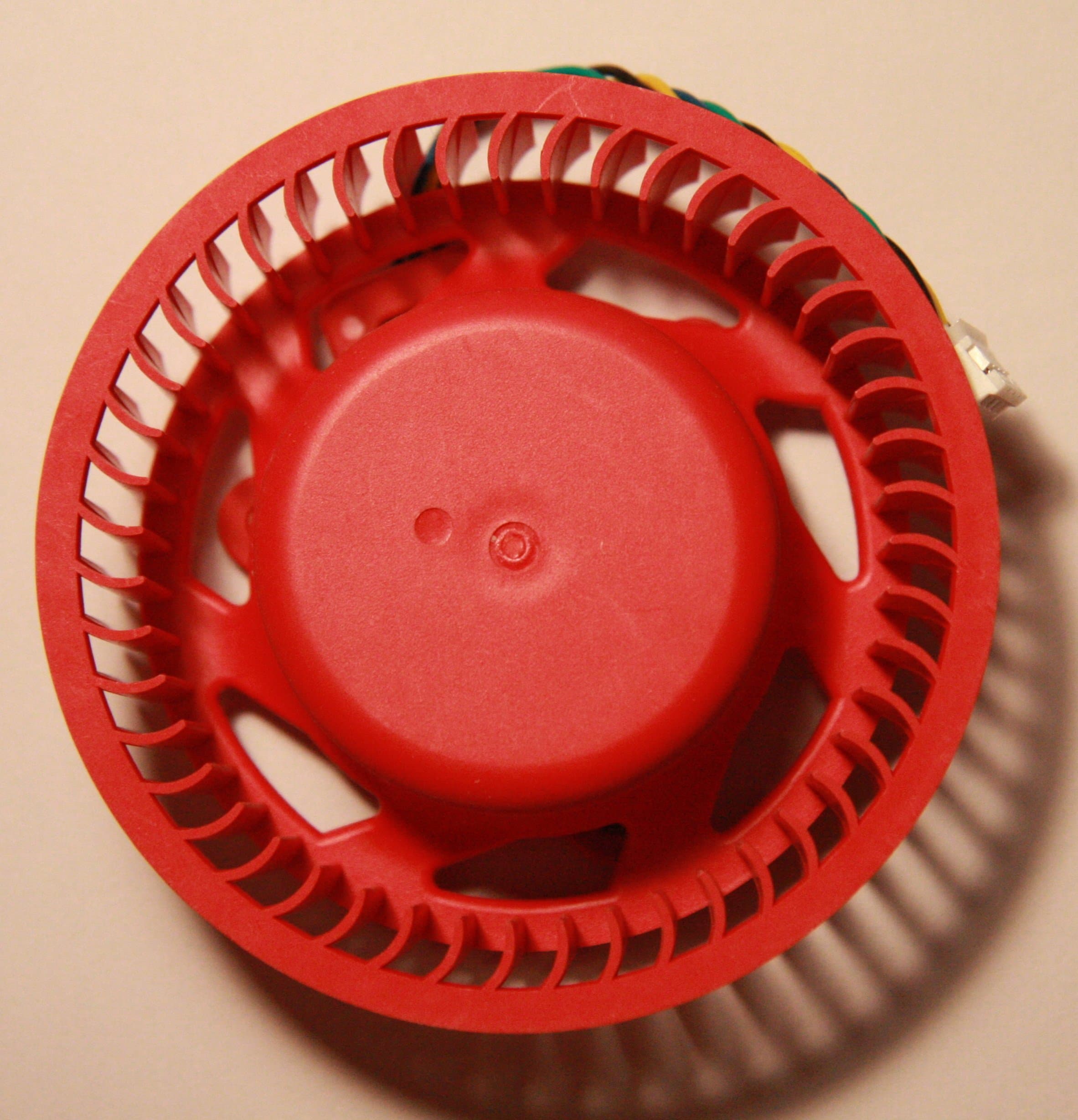 Video Card Red Fan Replacement for ATI/AMD Radeon 7950 7990 6970 6950 5970 5870 5850 5650 4890 4870 and etc (75mm fan, 4pin)