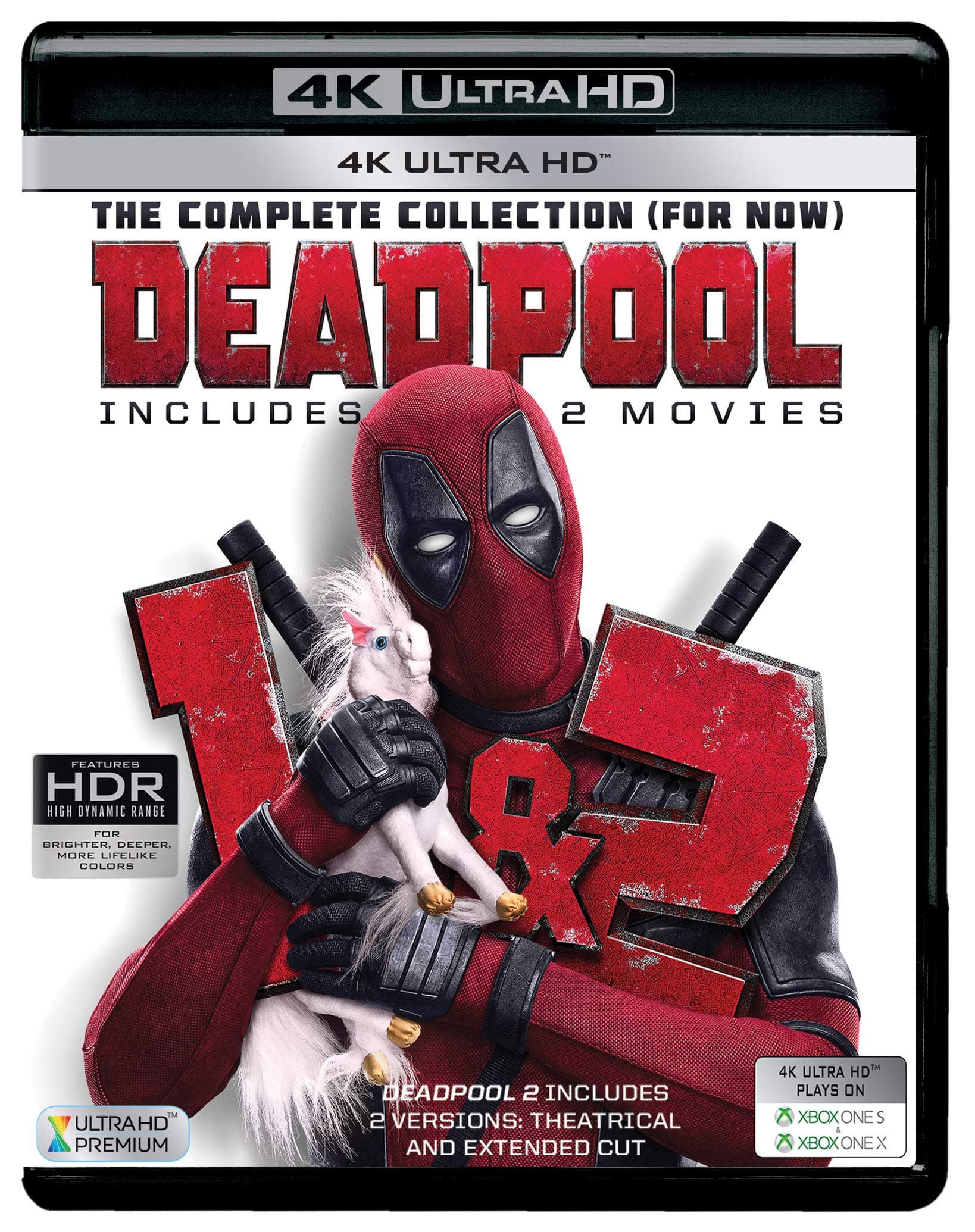 2 Movies Collection: Deadpool 1 & 2 - Theatrical & Extended Cut (4K UHD) (3-Disc) (Full Uncut Versions)